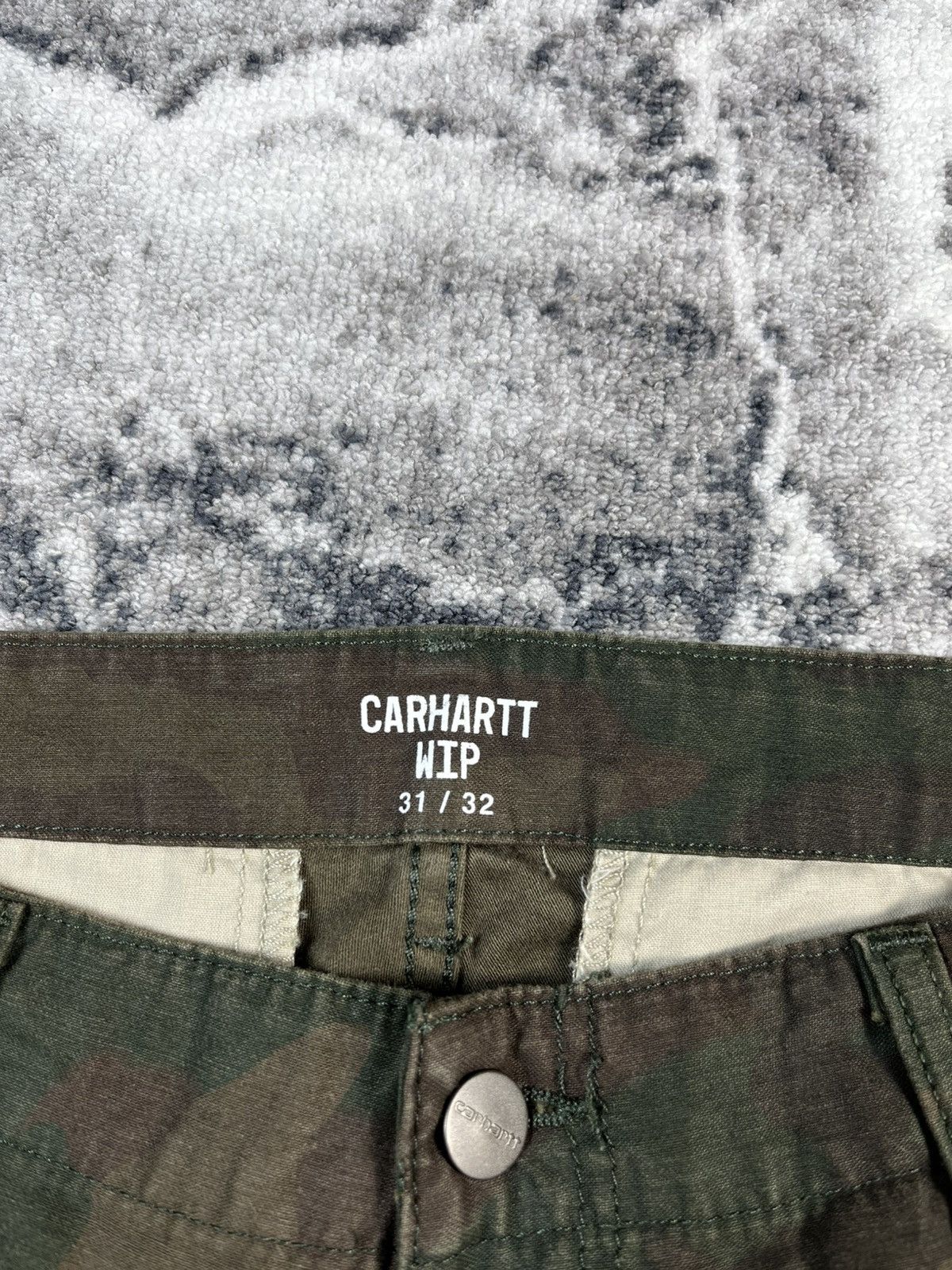 Carhartt Carhartt WIP Camo Cargo Pants Military 31x32 Fit M Size US 31 - 7 Thumbnail