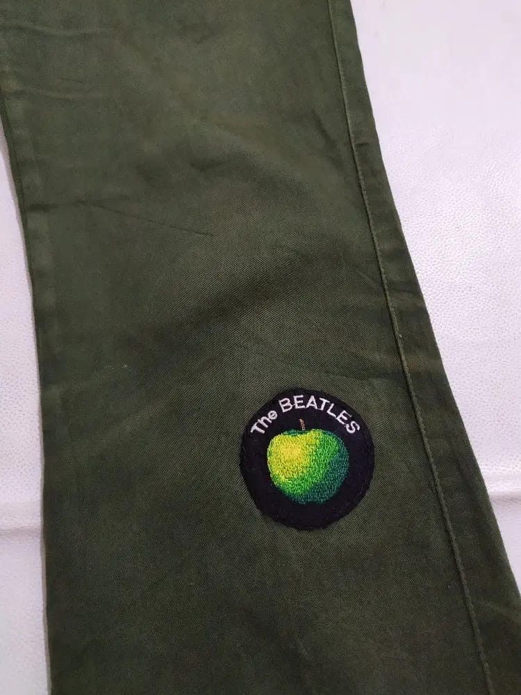 Japanese Brand NYF VULJEN Pants Nice Design The Beatles Apple Patch Size US 29 - 3 Thumbnail