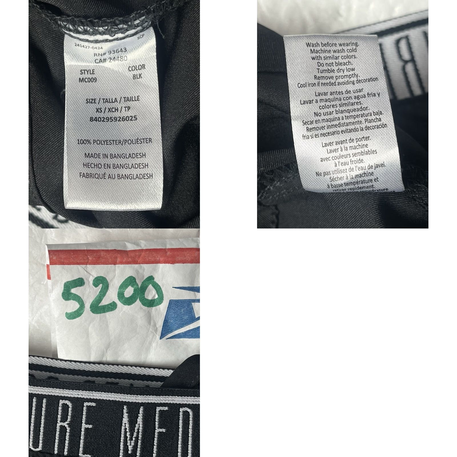 Vintage Med Couture Scrub Cargo Black Comfort Waistband Size XS Women XS Black Cargo Scrub Size US 27 - 8 Thumbnail