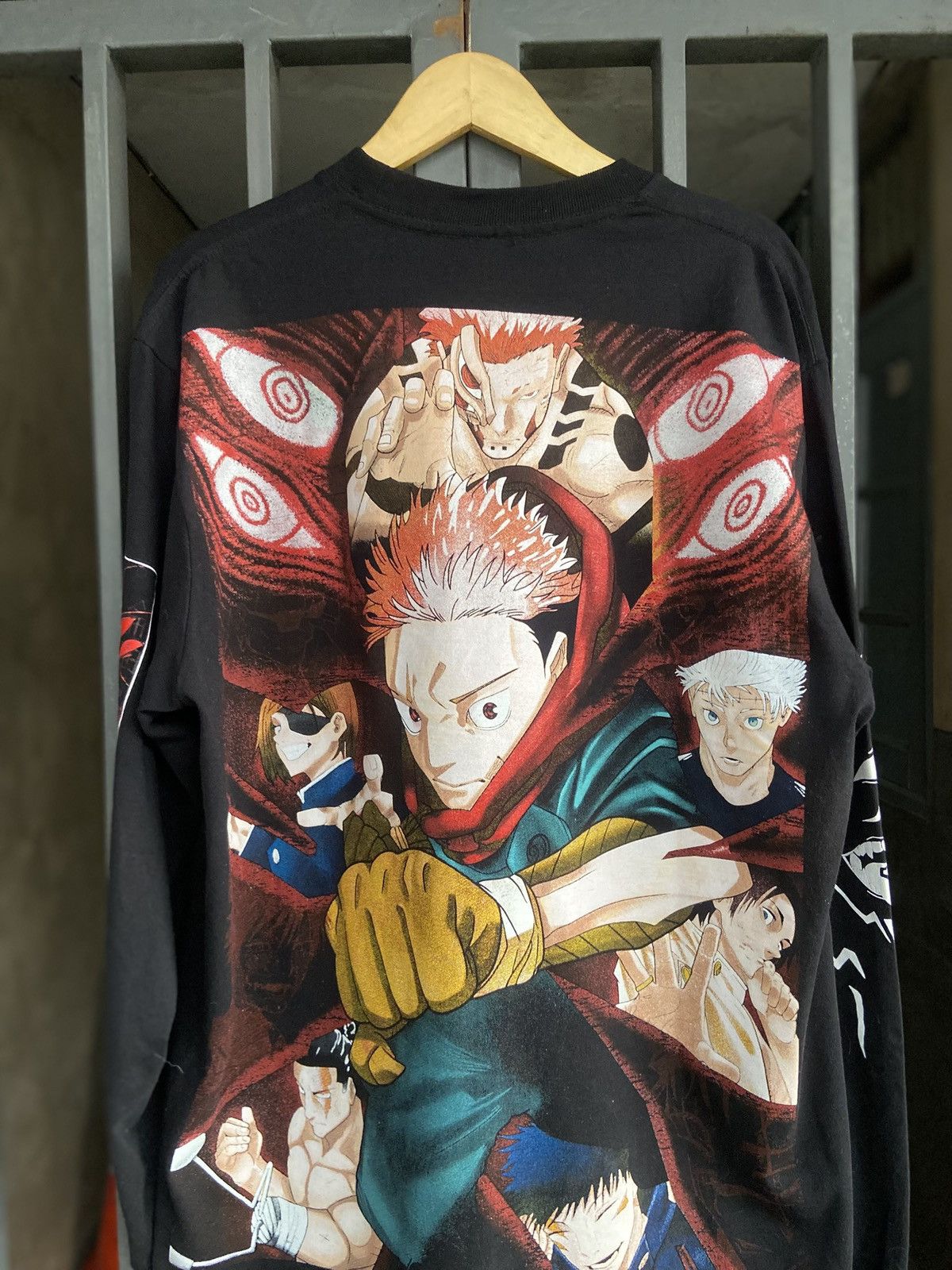 Japanese Brand × Vintage Bootleg Jujutsu Kaisen Sukuna VS Itadori Yuji Size US XL / EU 56 / 4 - 8 Thumbnail