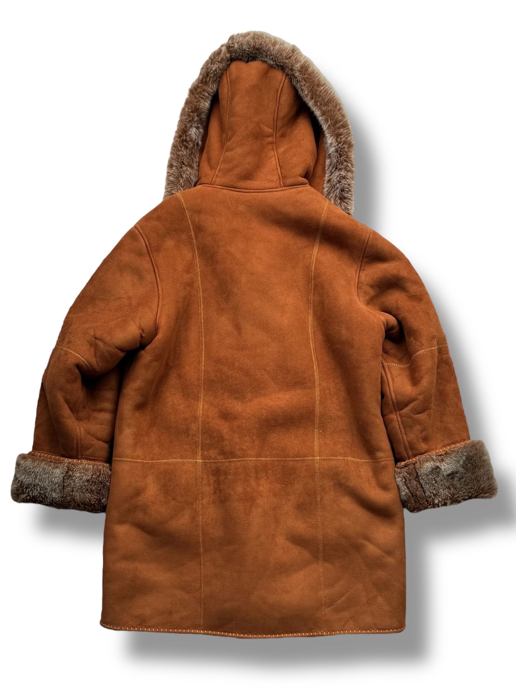 Vintage Faux Sheepskin Coat From The 90's(V80) Size L / US 10 / IT 46 - 3 Thumbnail