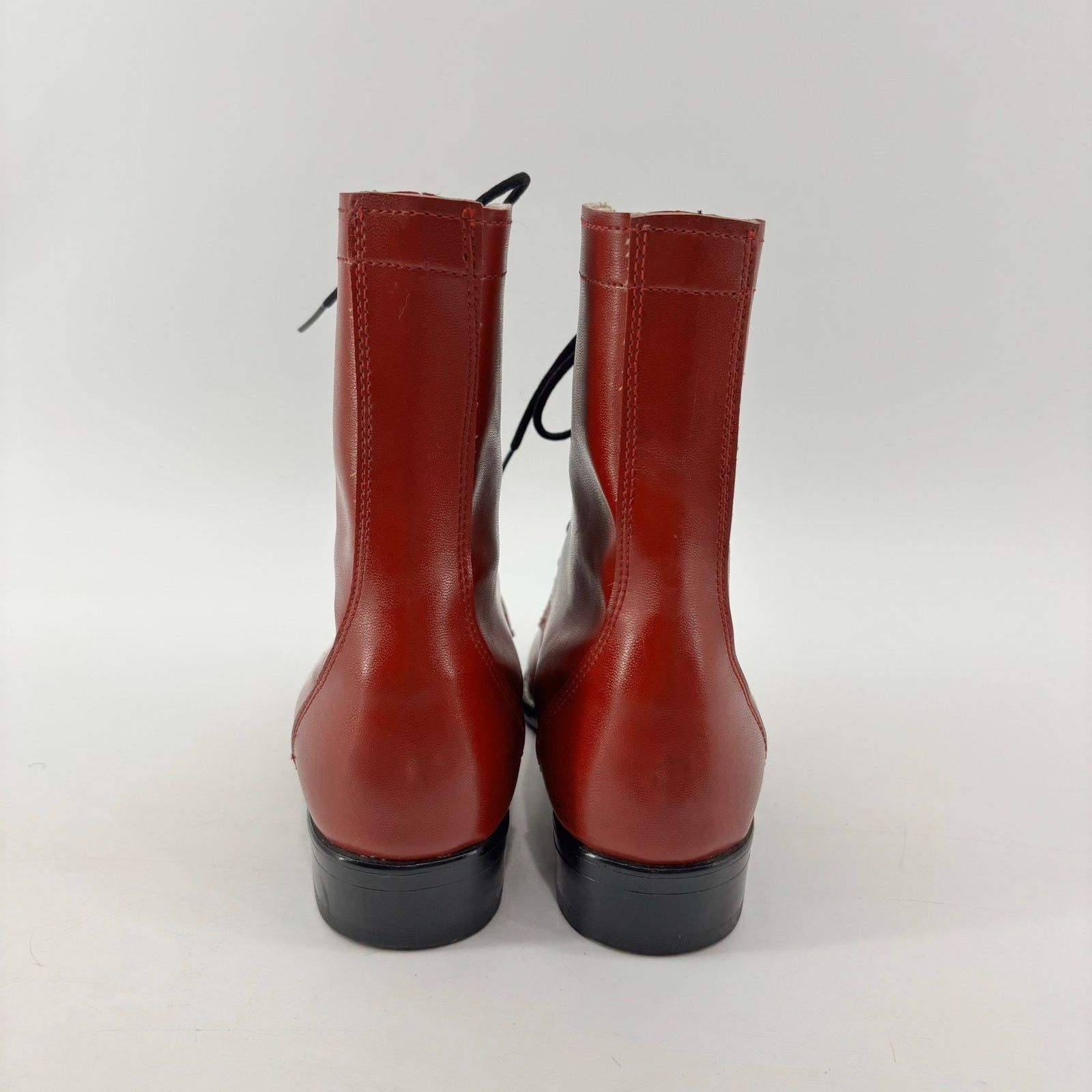 Vintage Laredo Red Cowboy Women 6 Boots Kiltie Roper Lace Up Western Size US 6 / IT 36 - 12 Thumbnail