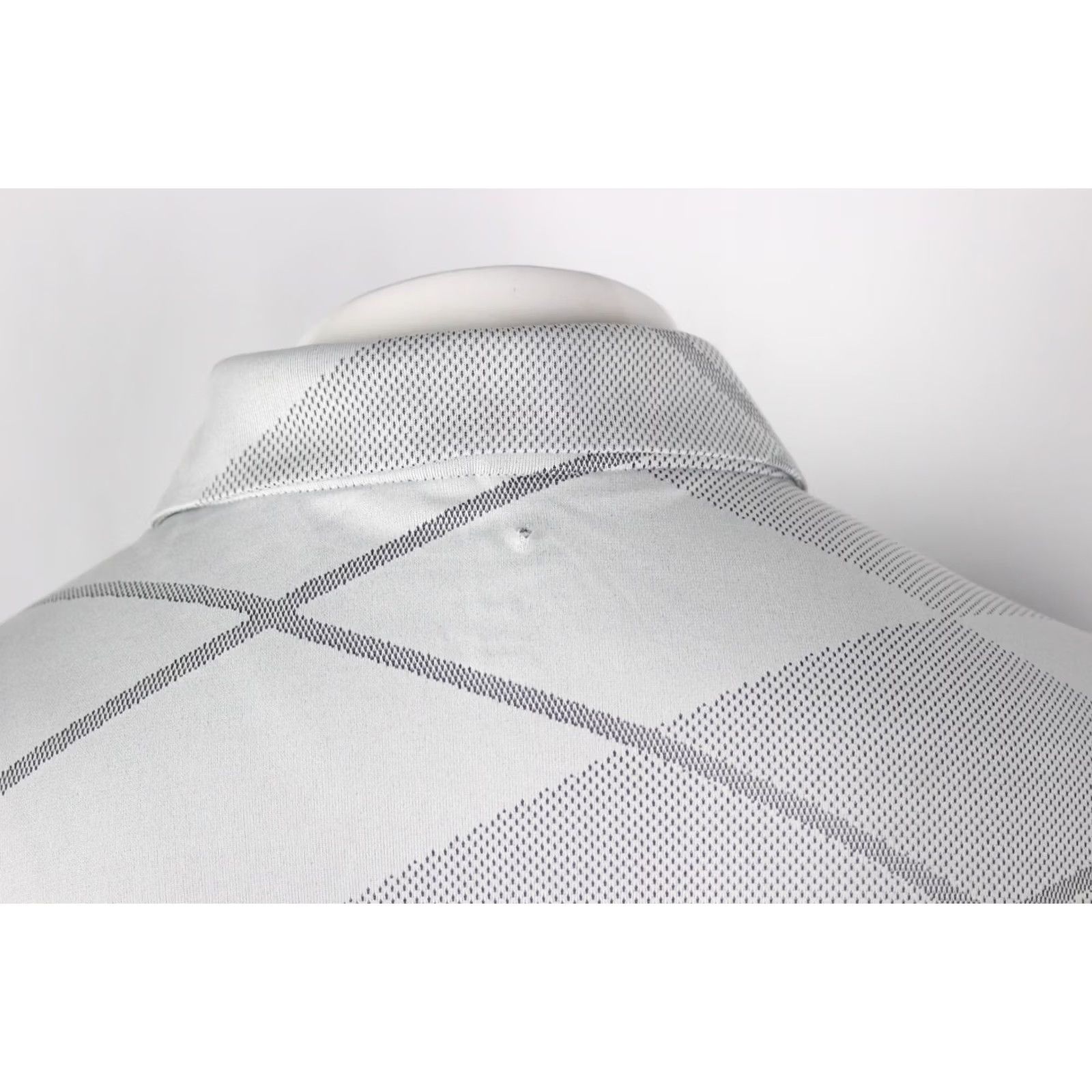 Nike Nike Men's Vapor Jacquard Polo Short Sleeve Shirt 2XL Gray Blemish Size US XXL / EU 58 / 5 - 3 Thumbnail
