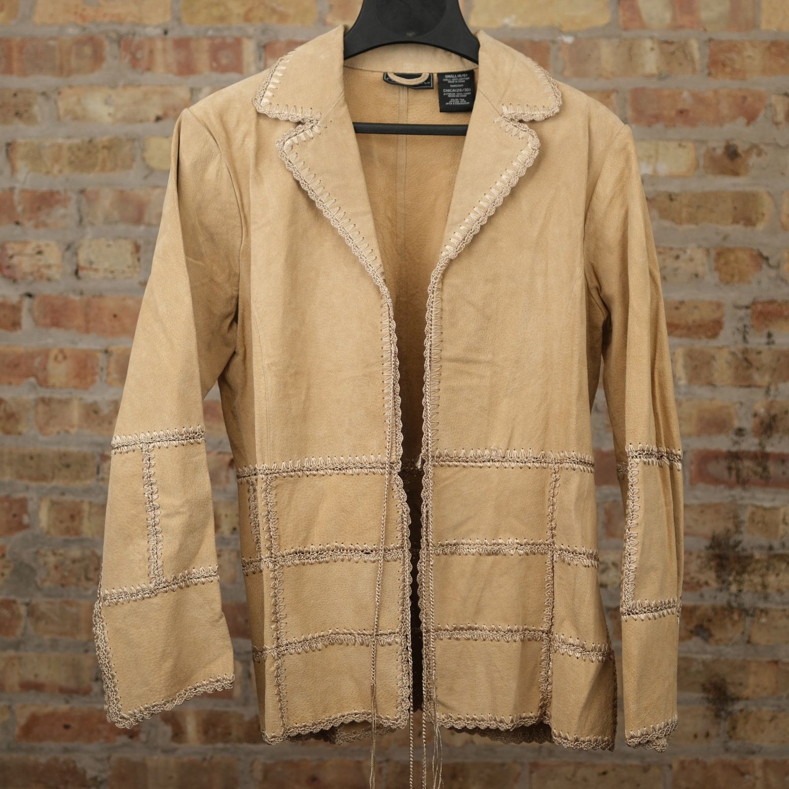 Other VTG Outbrook - Womens Leather Panel Jacket - Size Small Size S / US 4 / IT 40 - 1 Thumbnail