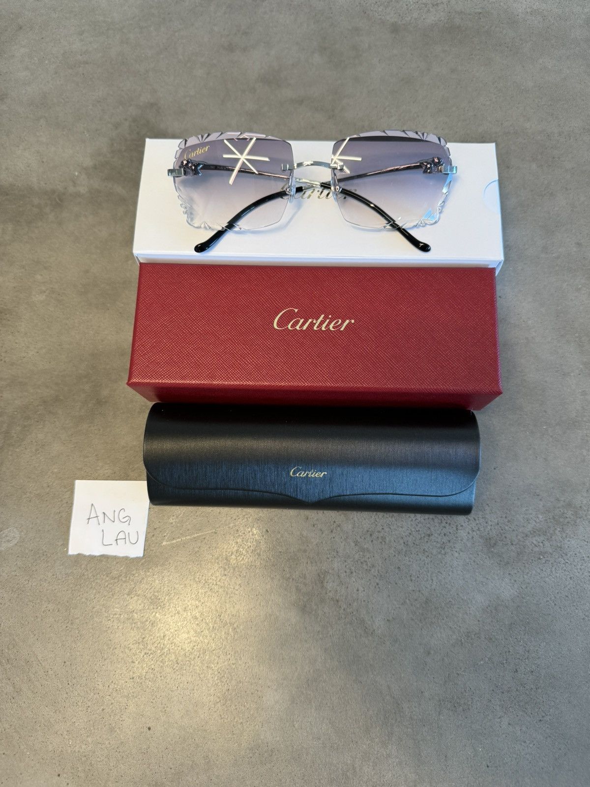 Chrome hearts “gnarlin” crystal frame demo lenses