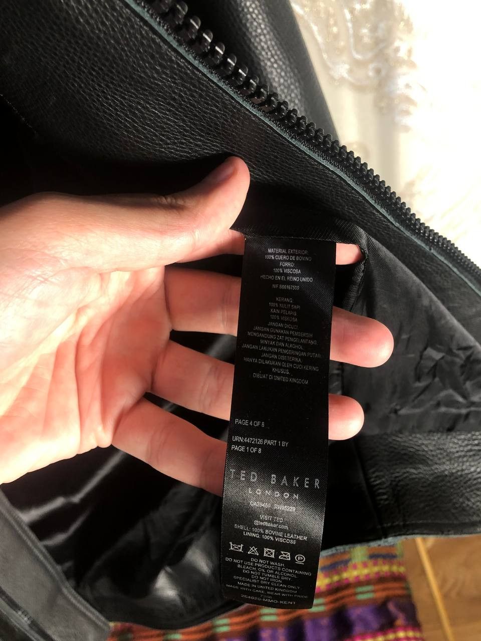 Ted Baker Very Rare Ted Baker Real Leather Jacket Biker Casual Y2K Size US M / EU 48-50 / 2 - 6 Thumbnail