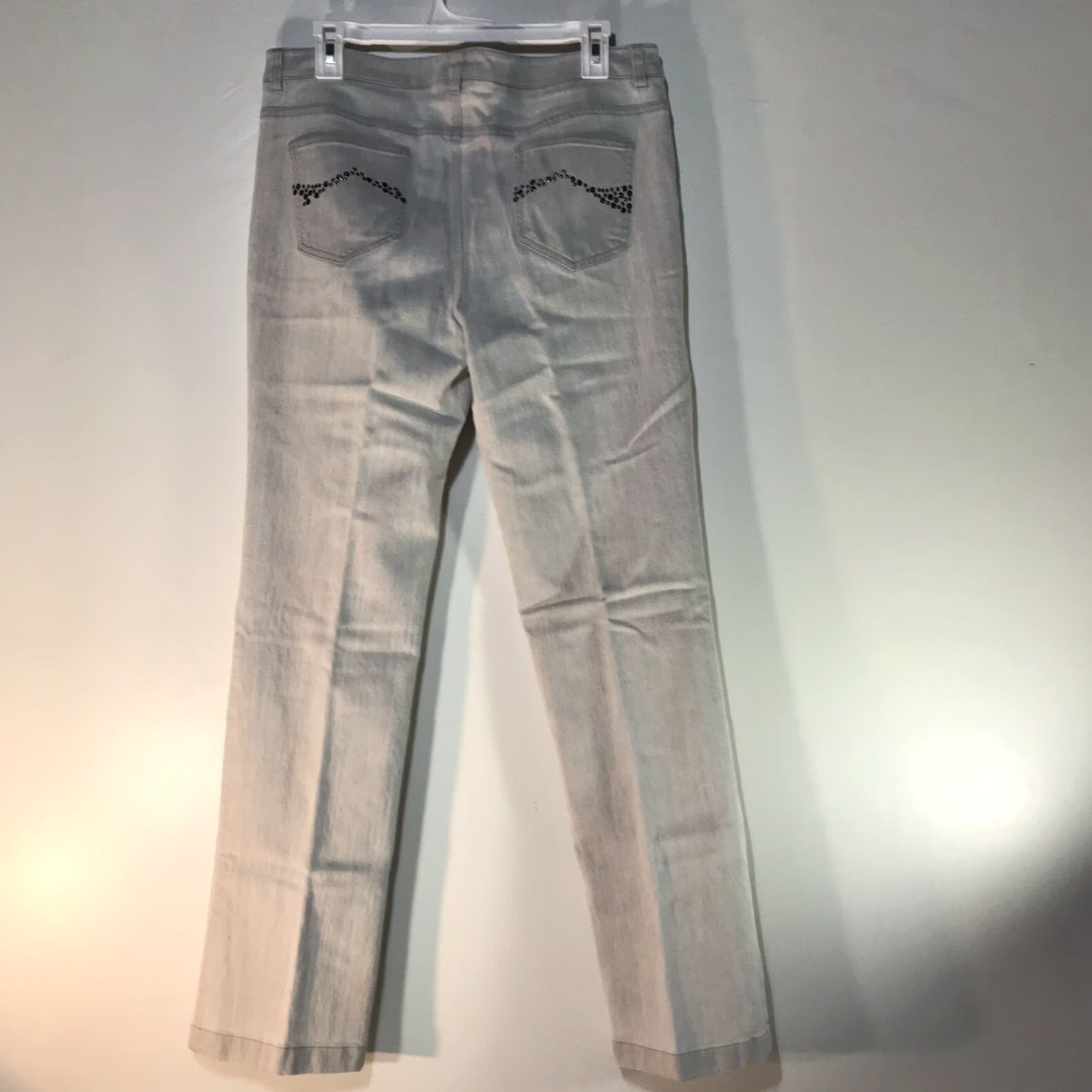 Jones New York Jones New York Sport Jeans Womens Size 12 Gray Wash Straight LT Size 34" / US 12 / IT 48 - 4 Thumbnail