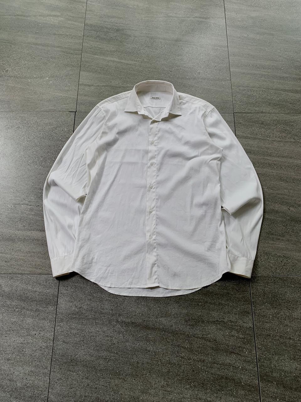 Miu Miu FREE TAX! Miu Miu Slim Fit Longsleeve Shirts Size US S / EU 44-46 / 1 - 2 Thumbnail