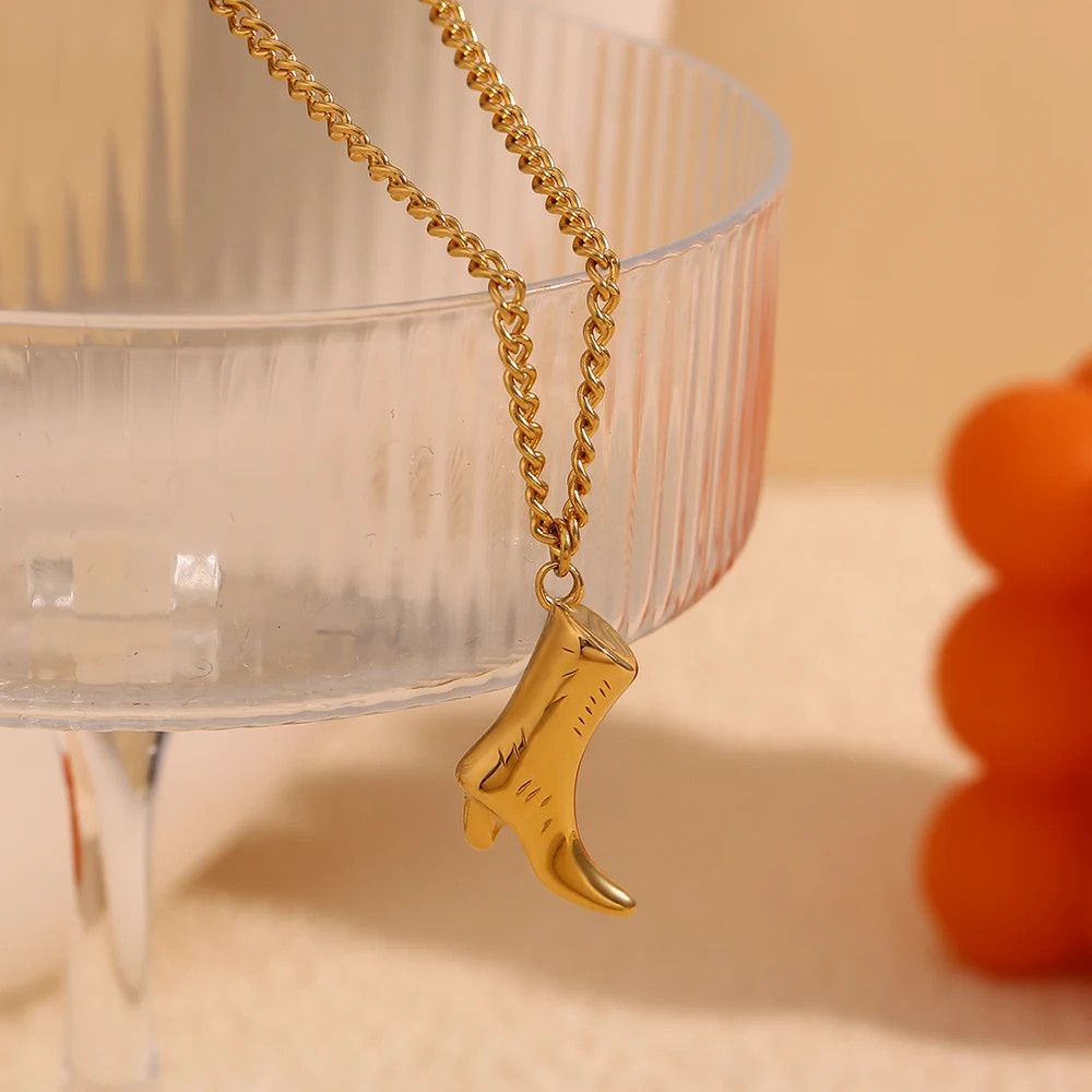 Jewelry × Vintage Cowboy Boots Pendant Necklace Size ONE SIZE - 4 Thumbnail