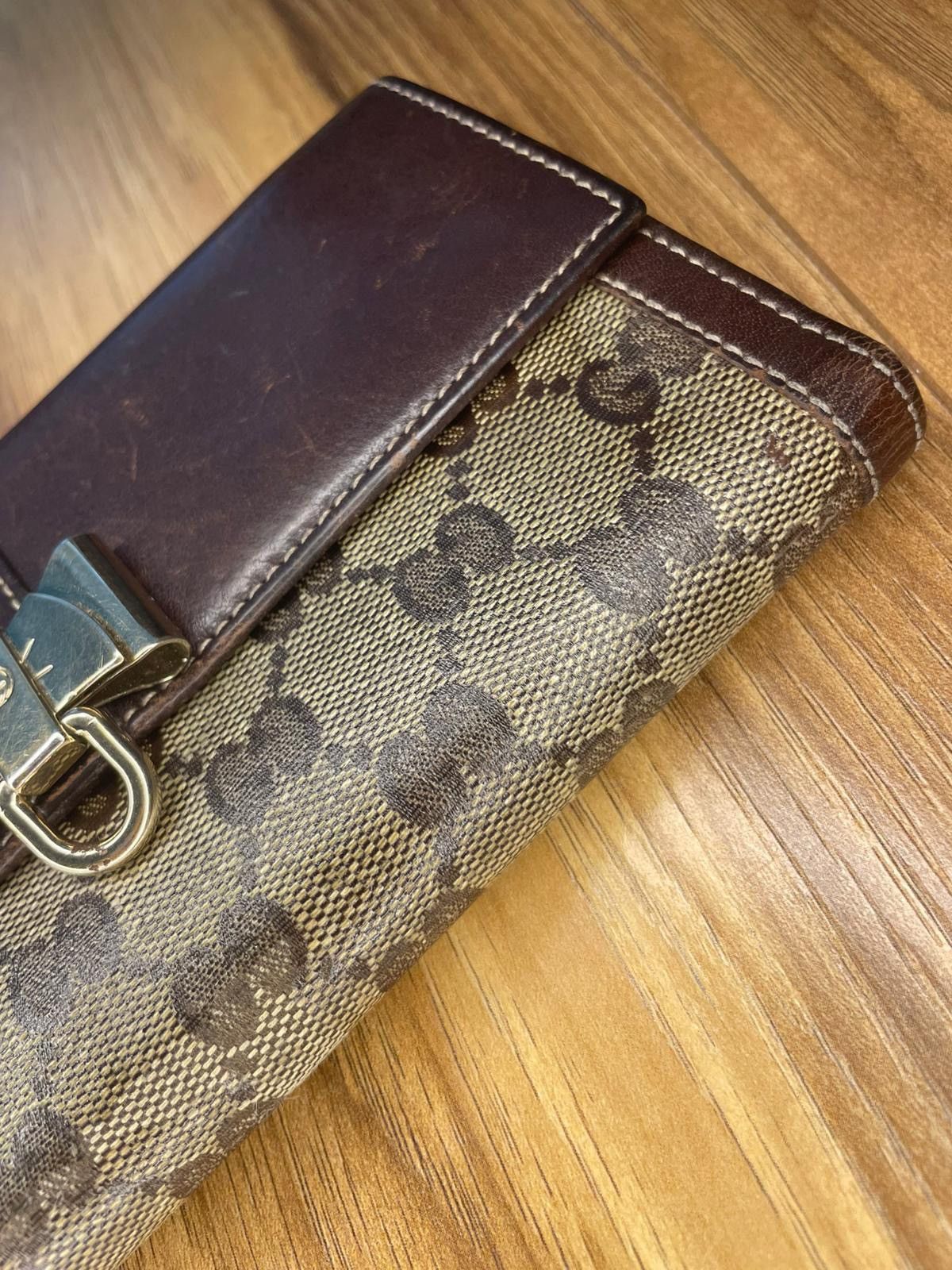 Gucci Gucci Long Wallet Purse Folding Size ONE SIZE - 7 Thumbnail