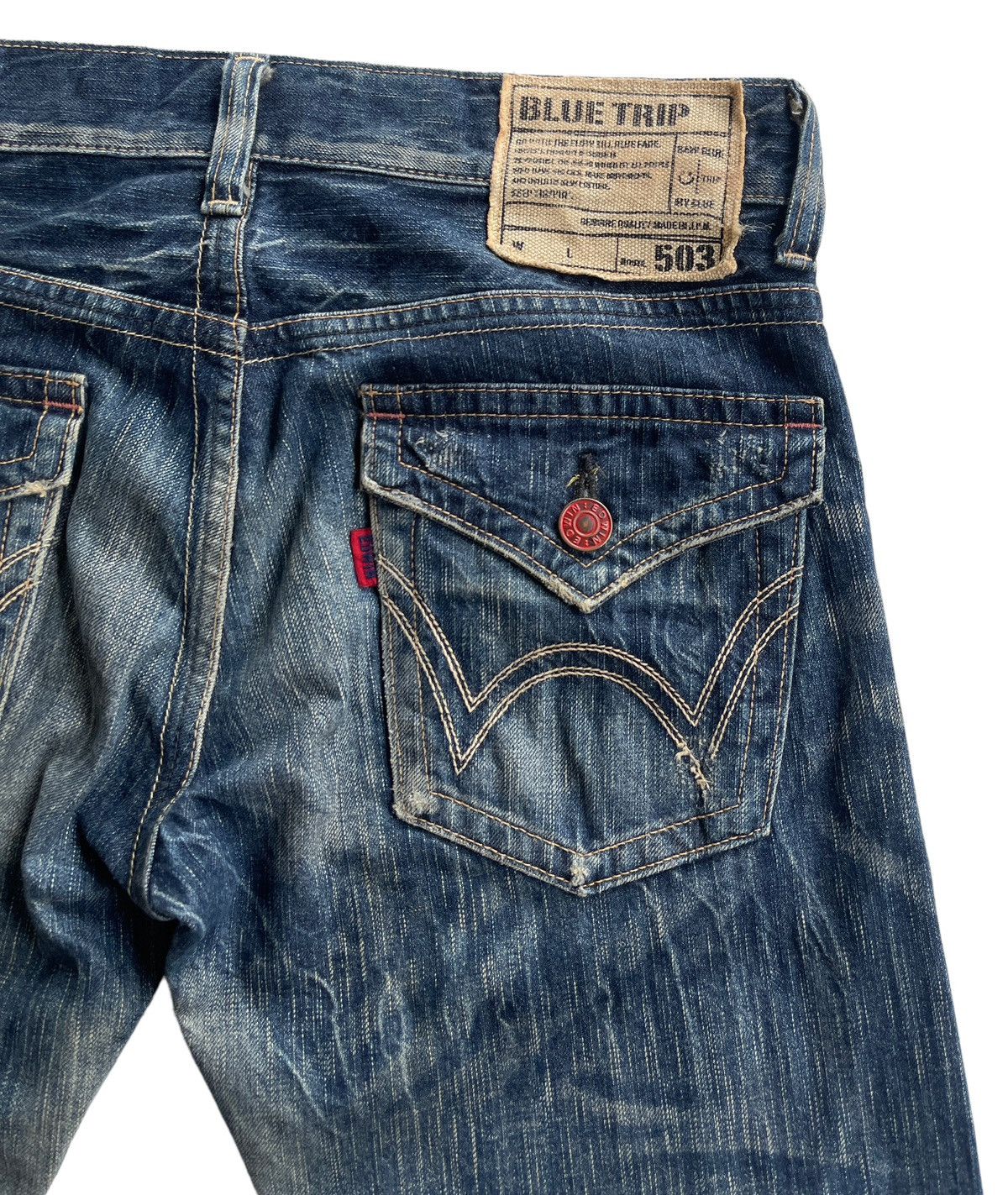 Edwin Vintage Edwin 503 Flare Denim Size US 32 / EU 48 - 7 Thumbnail