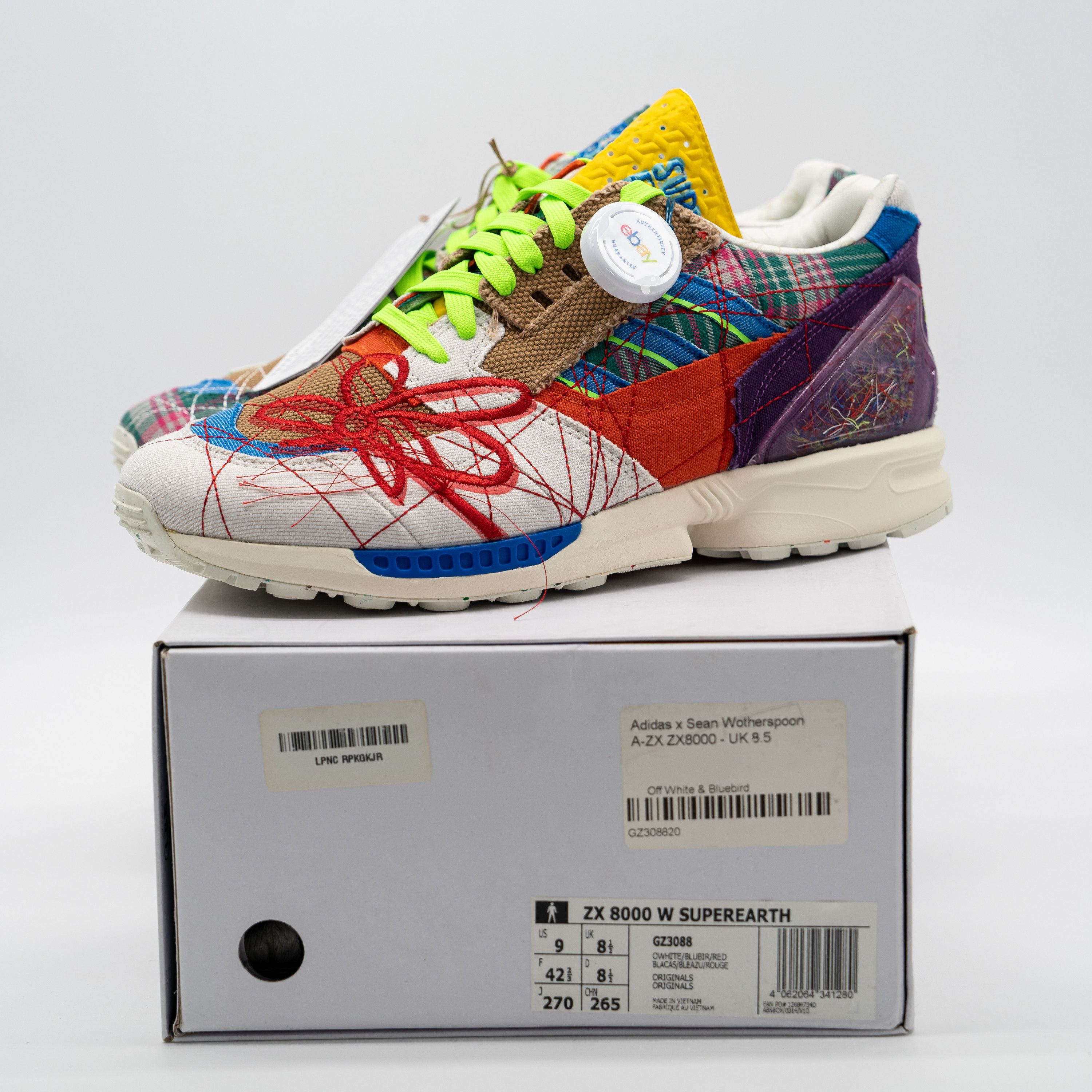Adidas 9 - Sean Wotherspoon adidas ZX 8000 Super Earth Size US 9 / EU 42 - 11 Thumbnail