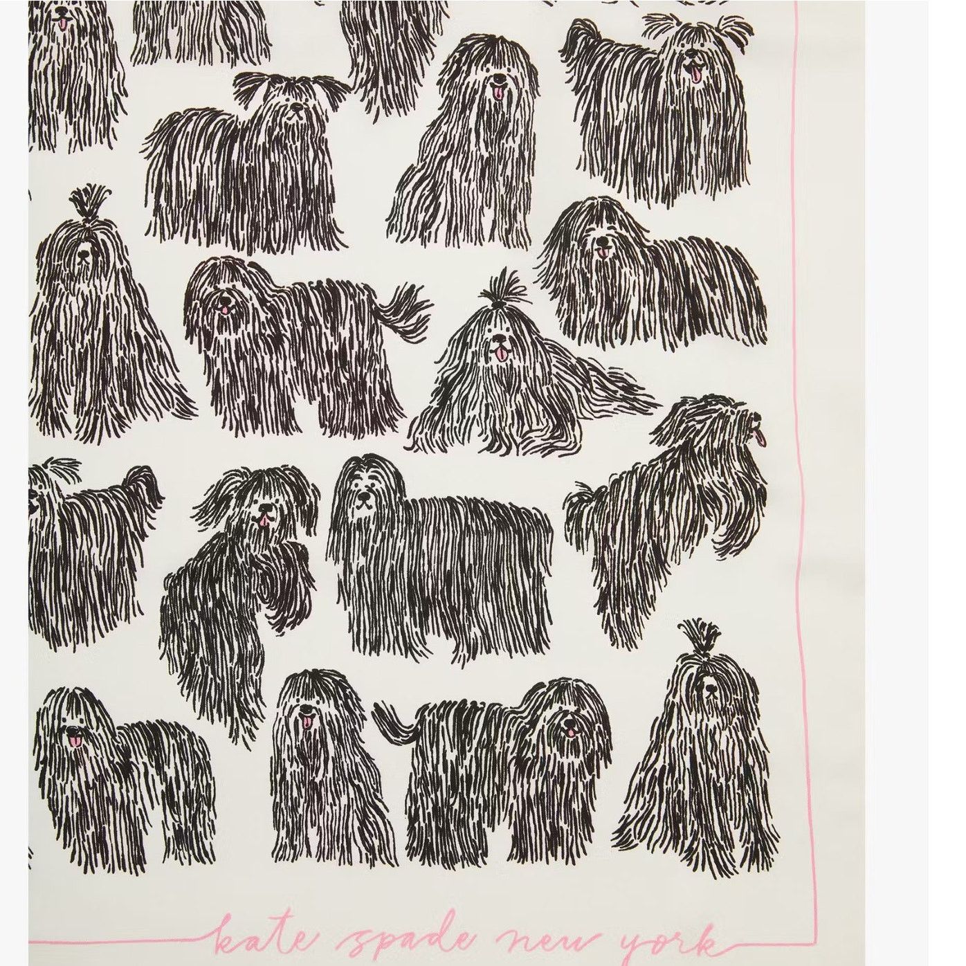 Kate Spade Kate Spade Best in Show Silk Scarf New Size ONE SIZE - 3 Thumbnail