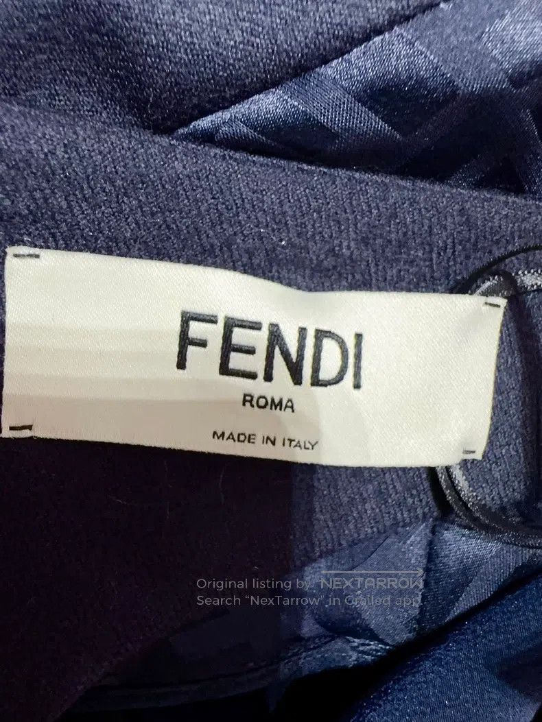Fendi Fendi Logo-Embellished Maxi Dress, deep blue Size 4XL / US 24-26 - 4 Thumbnail