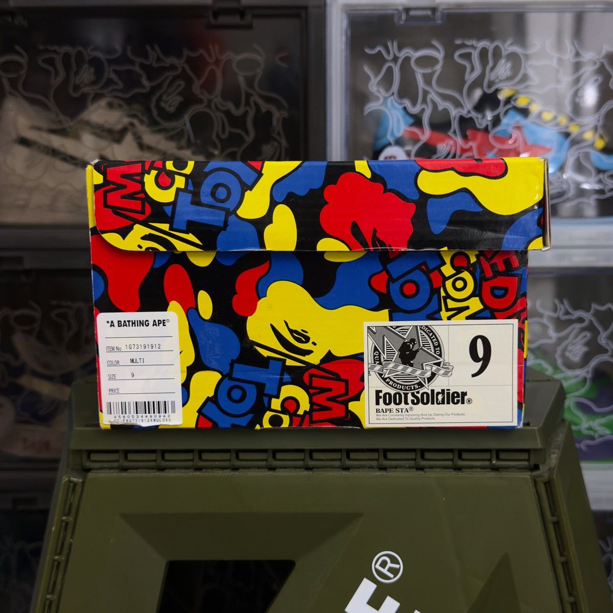 Bape A Bathing Ape Bapesta Medicom Toy All Over Camo 2020 Size US 9 / EU 42 - 20 Thumbnail