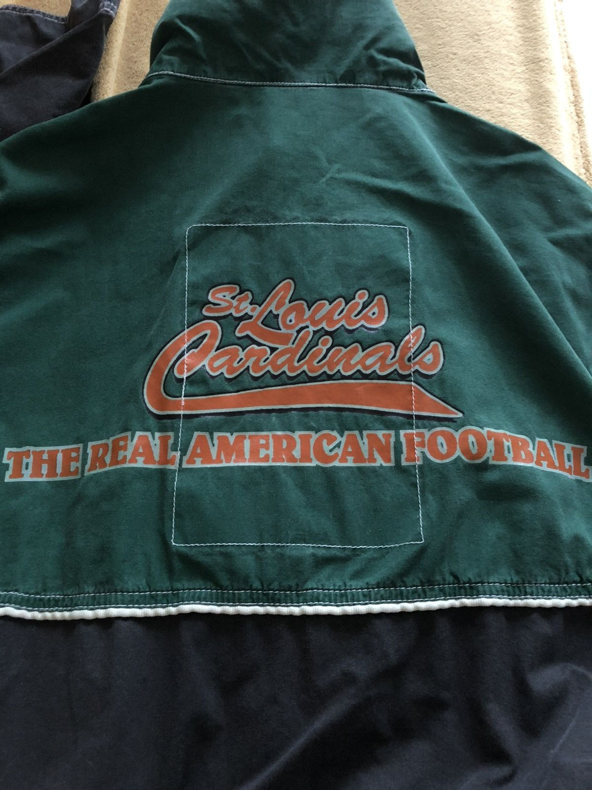 Vintage RARE ST. LOUIS CARDINALS FOOTBALL VINTAGE JACKET Size US L / EU 52-54 / 3 - 3 Thumbnail