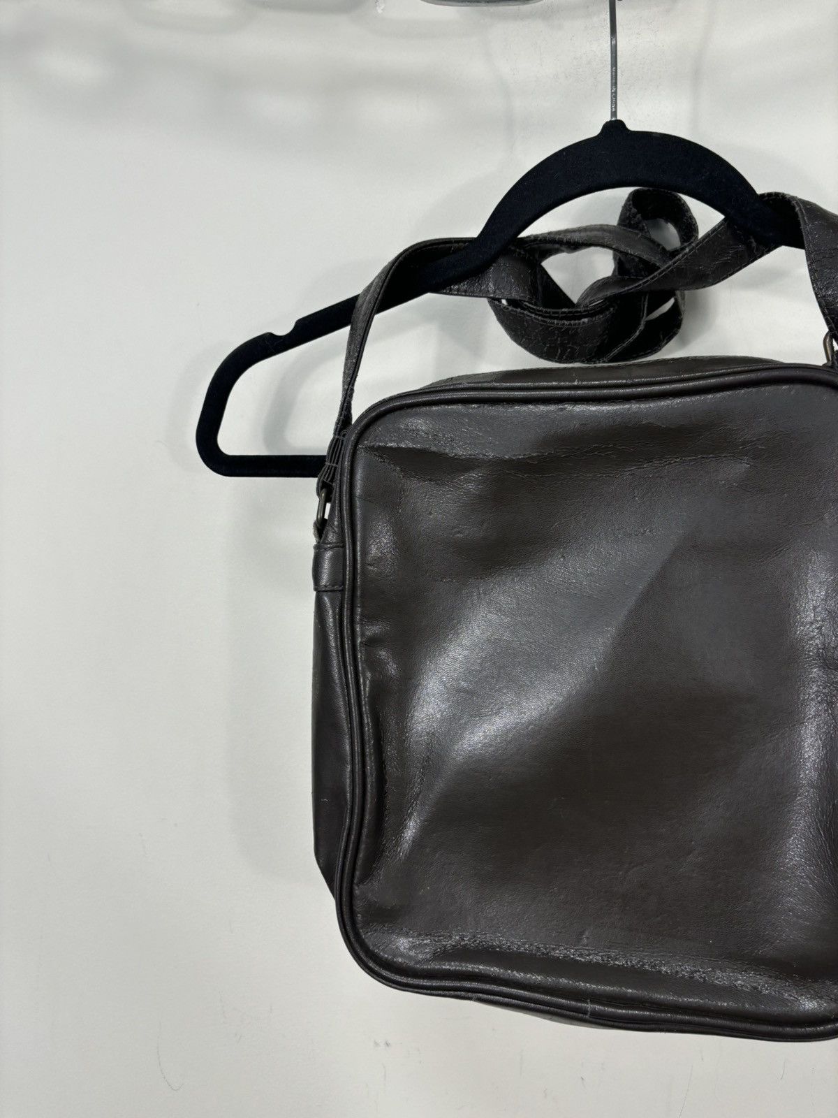 Adidas Vintage Adidas Samba Y2K Hype Brown Leather Messenger Bag Size ONE SIZE - 21 Thumbnail