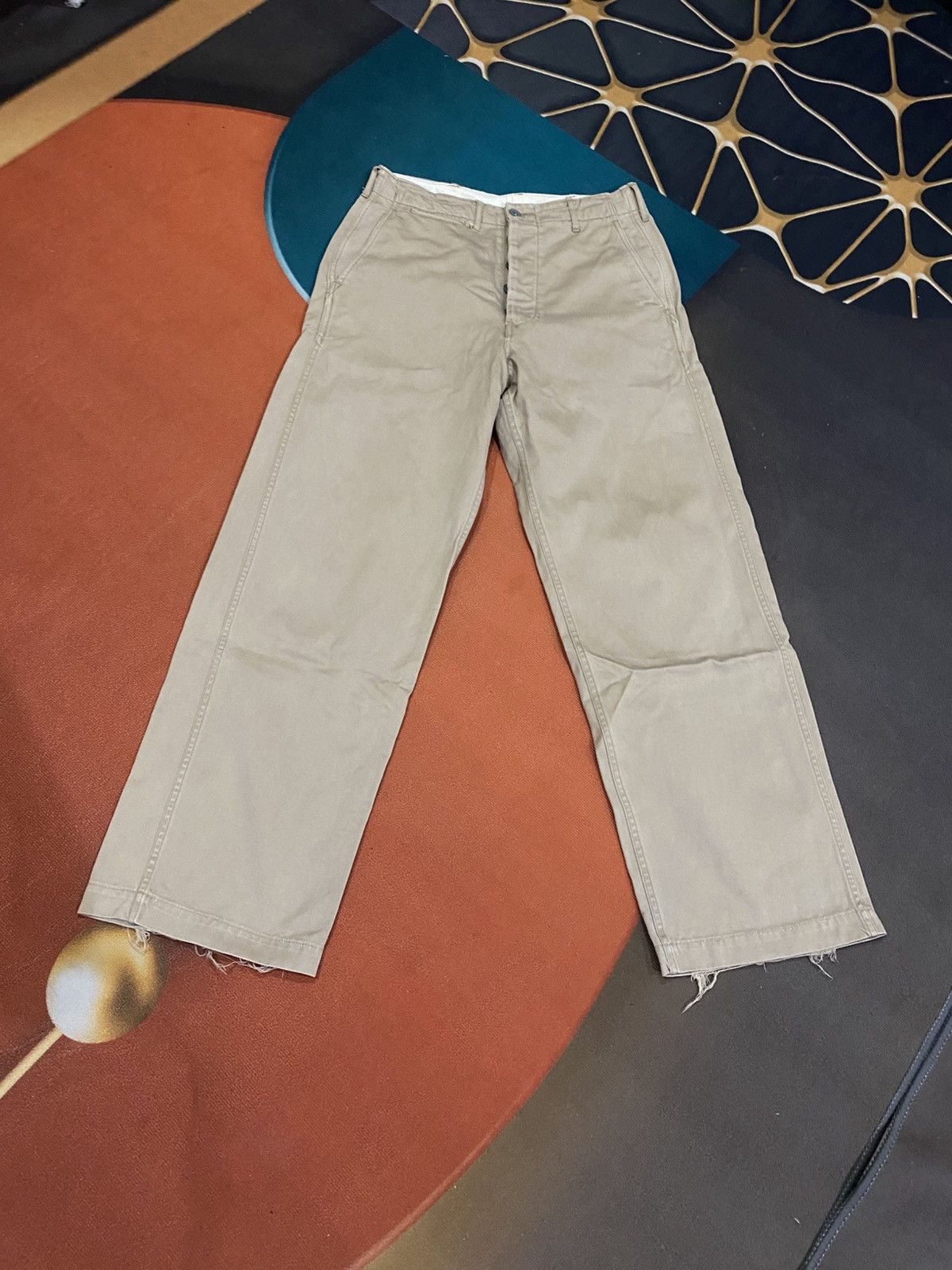 Buzz Rickson's Buzz Rickson Beige Military Chino Pants Made in Japan Size US 30 / EU 46 - 11 Thumbnail