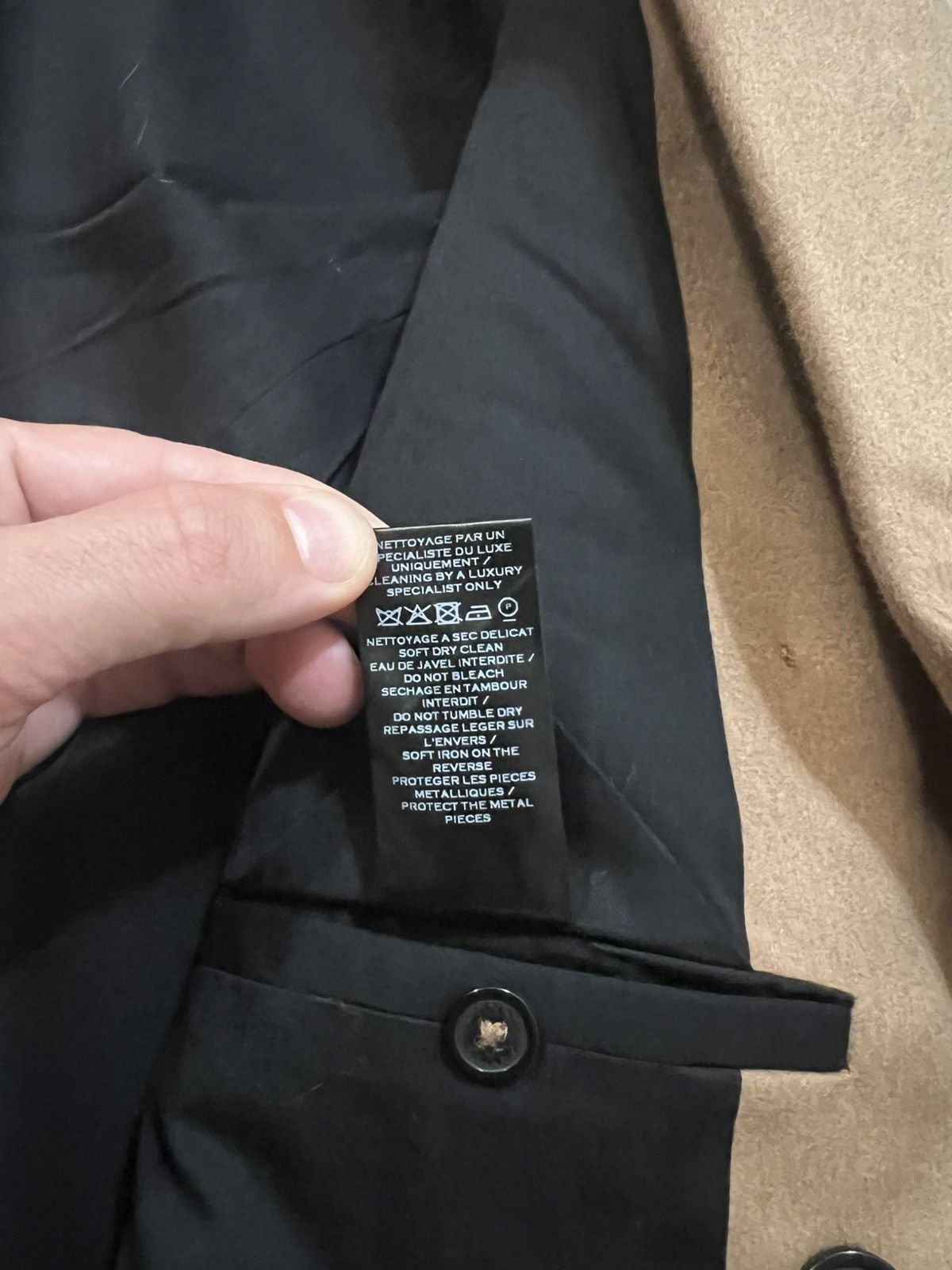 Balmain Balmain - Slim-Fit Double-Breasted Coat - Camel size 54 Size US L / EU 52-54 / 3 - 8 Thumbnail