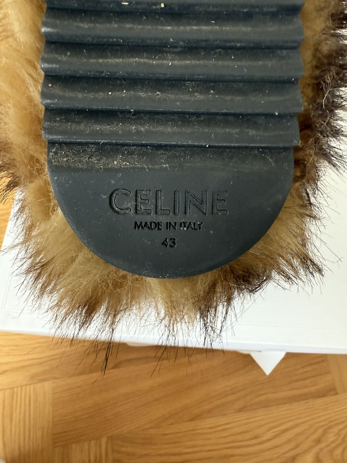 Celine × Hedi Slimane Celine Fall 21 Faux Fur Boots Size US 10 / EU 43 - 9 Thumbnail