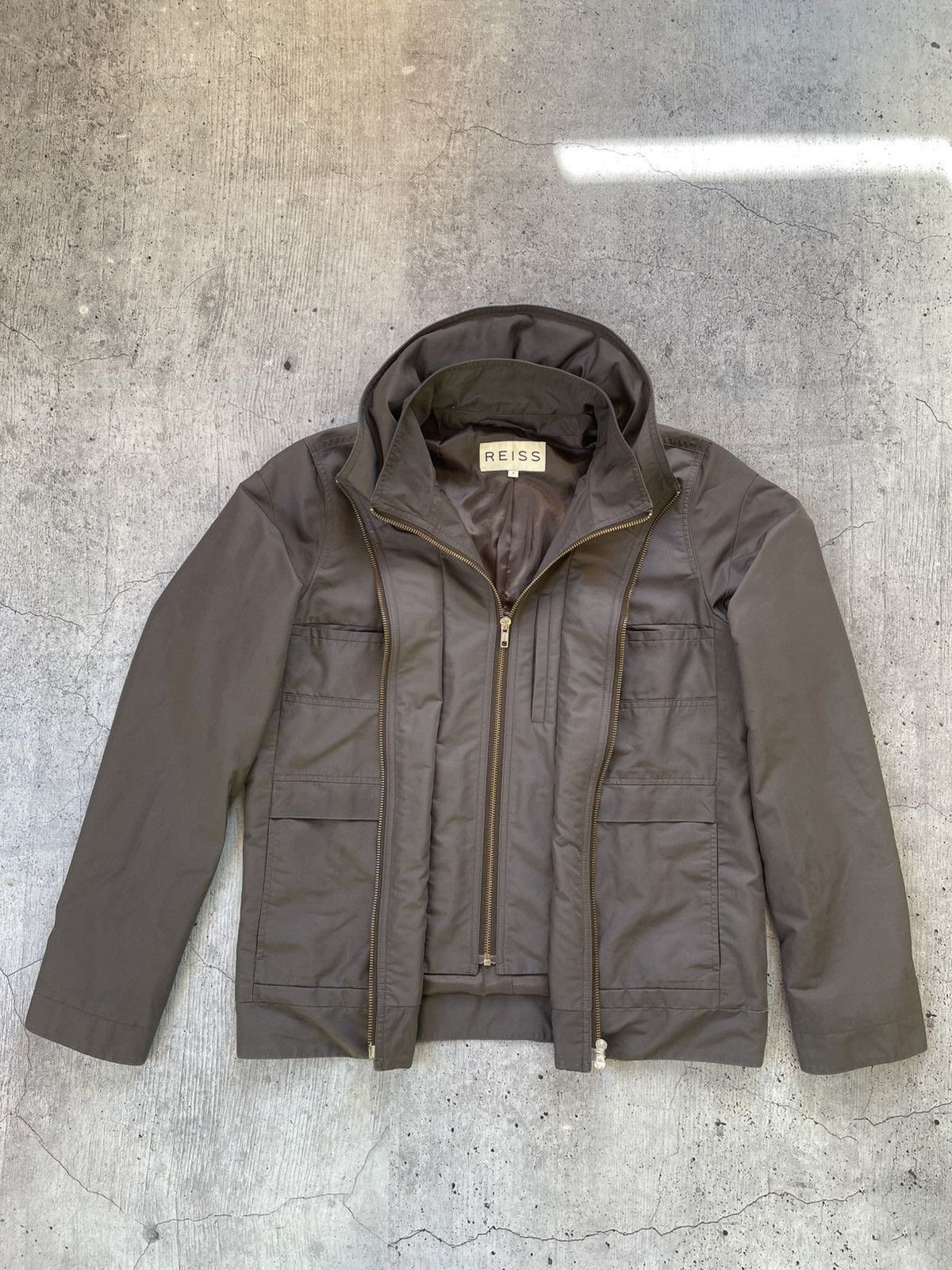 Reiss × Vintage Reiss vintage jacket nylon zip rare multi S Size US S / EU 44-46 / 1 - 8 Thumbnail