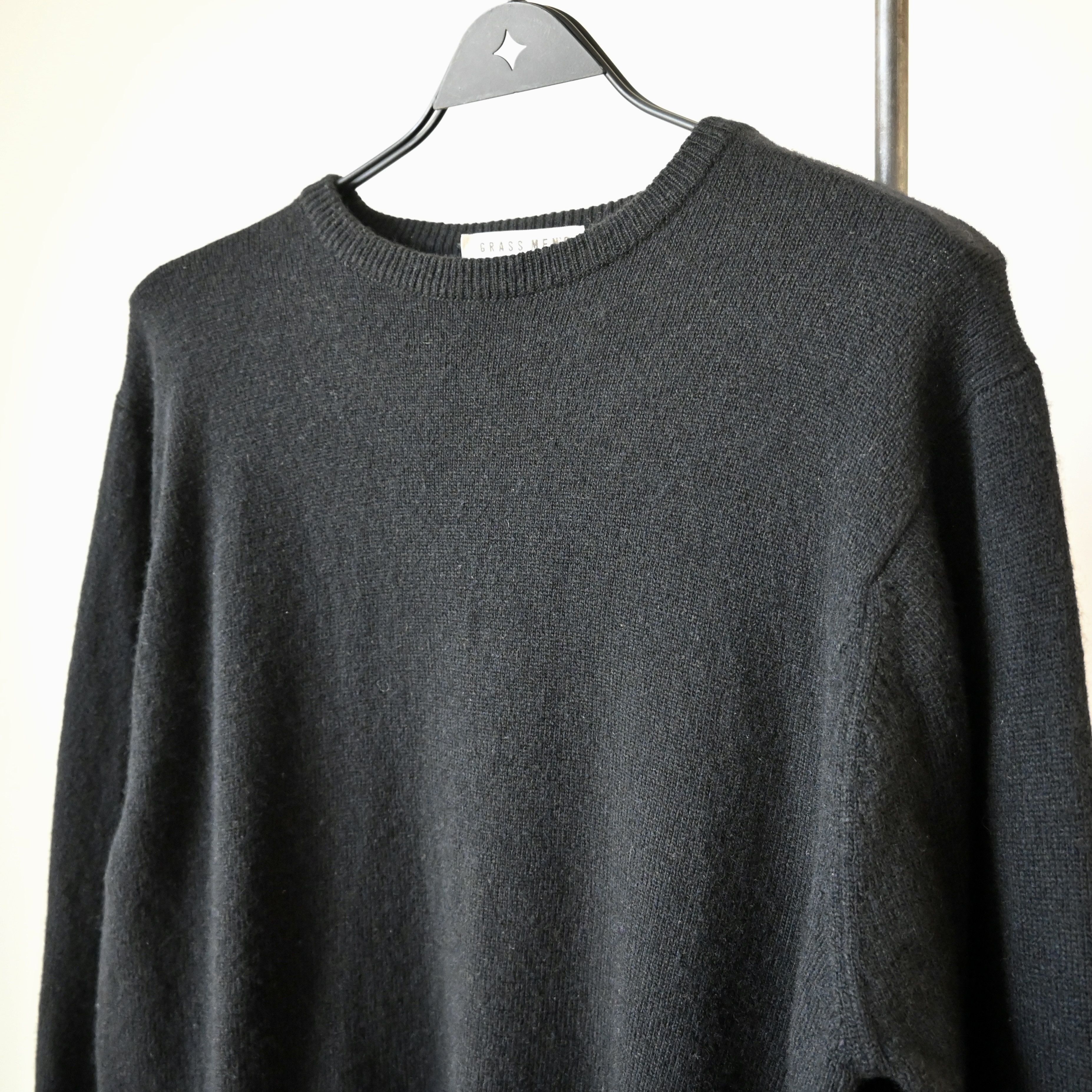 Japanese Brand VTG 1980s GRASS MEN'S wool crewneck sweater made in Scotland Size US L / EU 52-54 / 3 - 4 Thumbnail