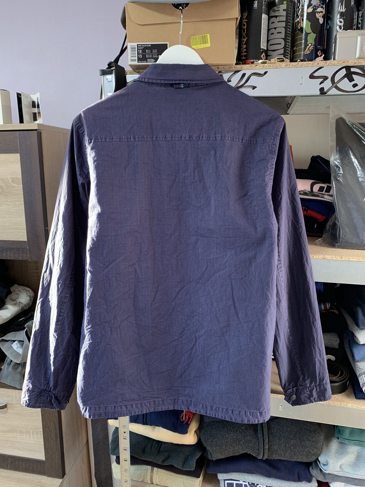 Paul Smith PS By Paul Smith Nylon Windbreaker Jacket Navy Men's Size L Size US L / EU 52-54 / 3 - 2 Thumbnail