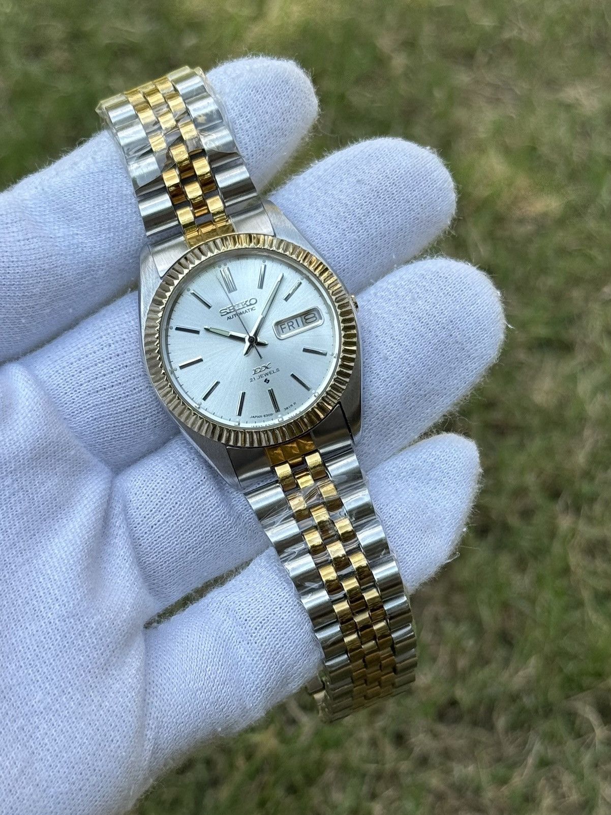 Seiko Seiko 5 DX Fluted Bezel Automatic 6309 Japanese mens Watch Size 36 - 14 Thumbnail