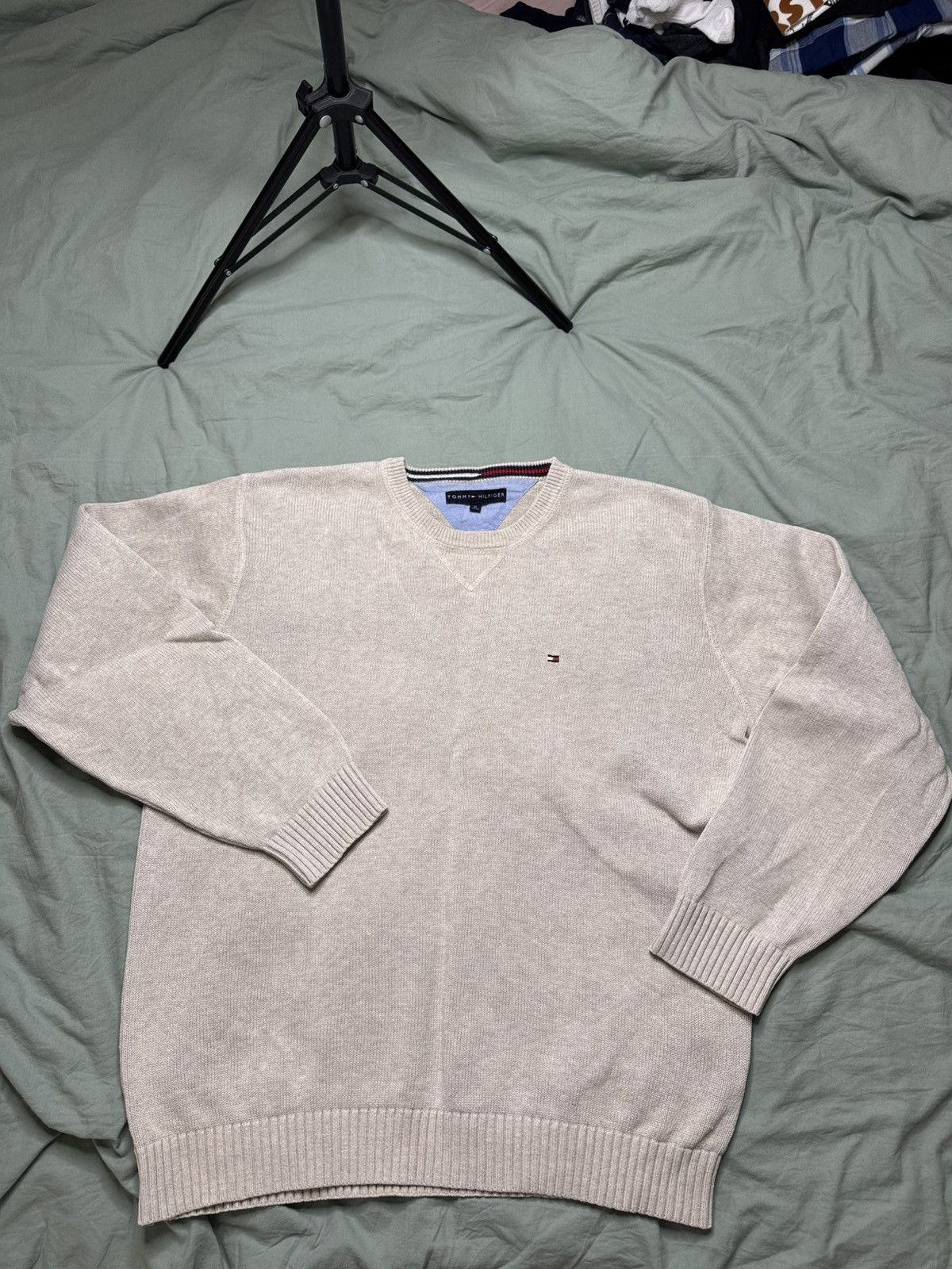 Tommy Hilfiger × Vintage Vintage Tommy Hilfiger made in Macau knite Size US XL / EU 56 / 4 - 1 Thumbnail