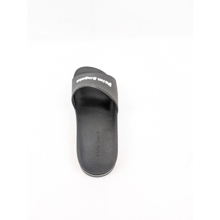 Palm Angels o1rshd1 Essential Logo Pool Sliders in Black/White Size US 8 / EU 41 - 11 Thumbnail