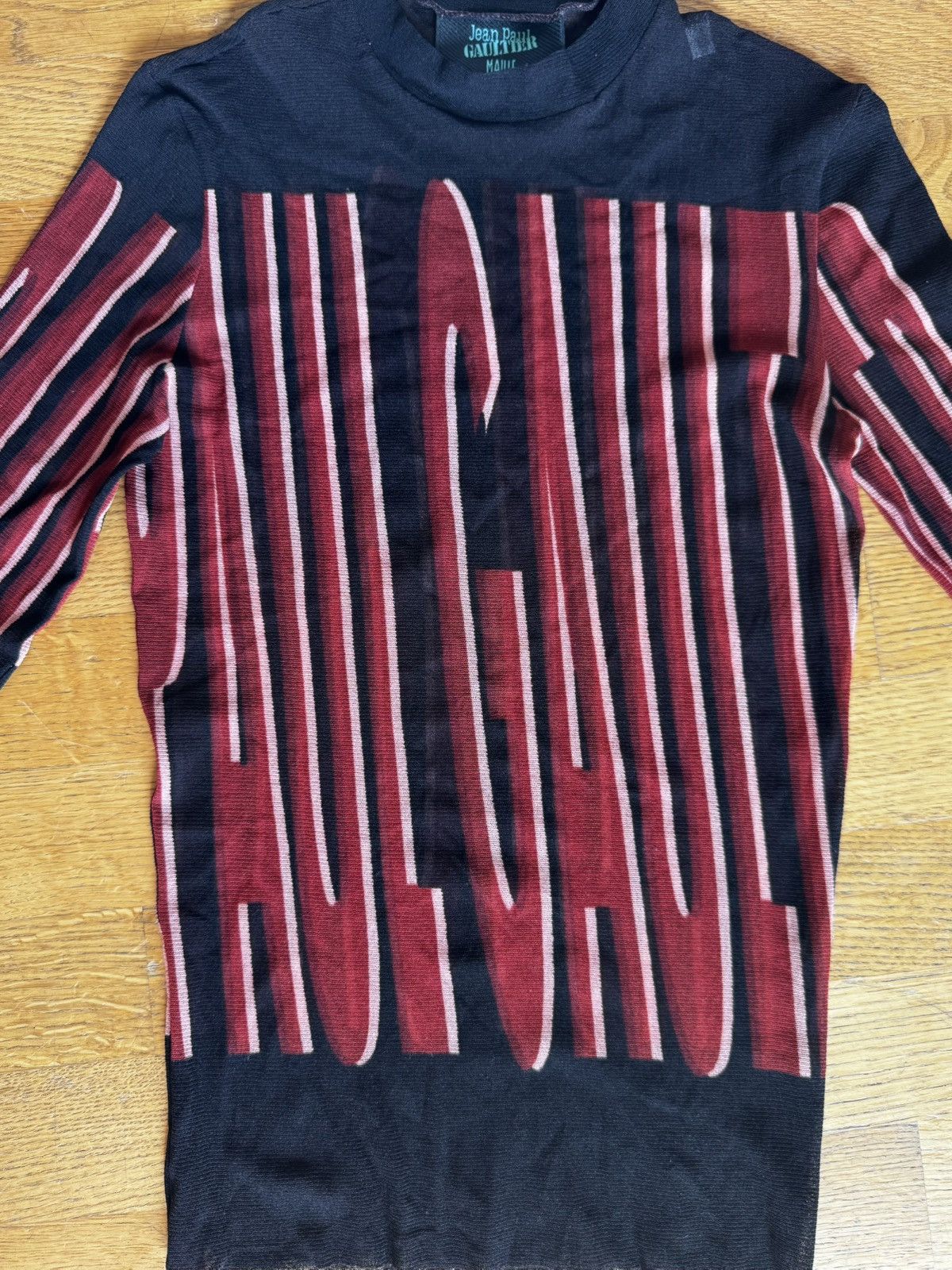 Jean Paul Gaultier JPG MAILLE 1994 Grail Big Letter Logo Size US L / EU 52-54 / 3 - 8 Thumbnail