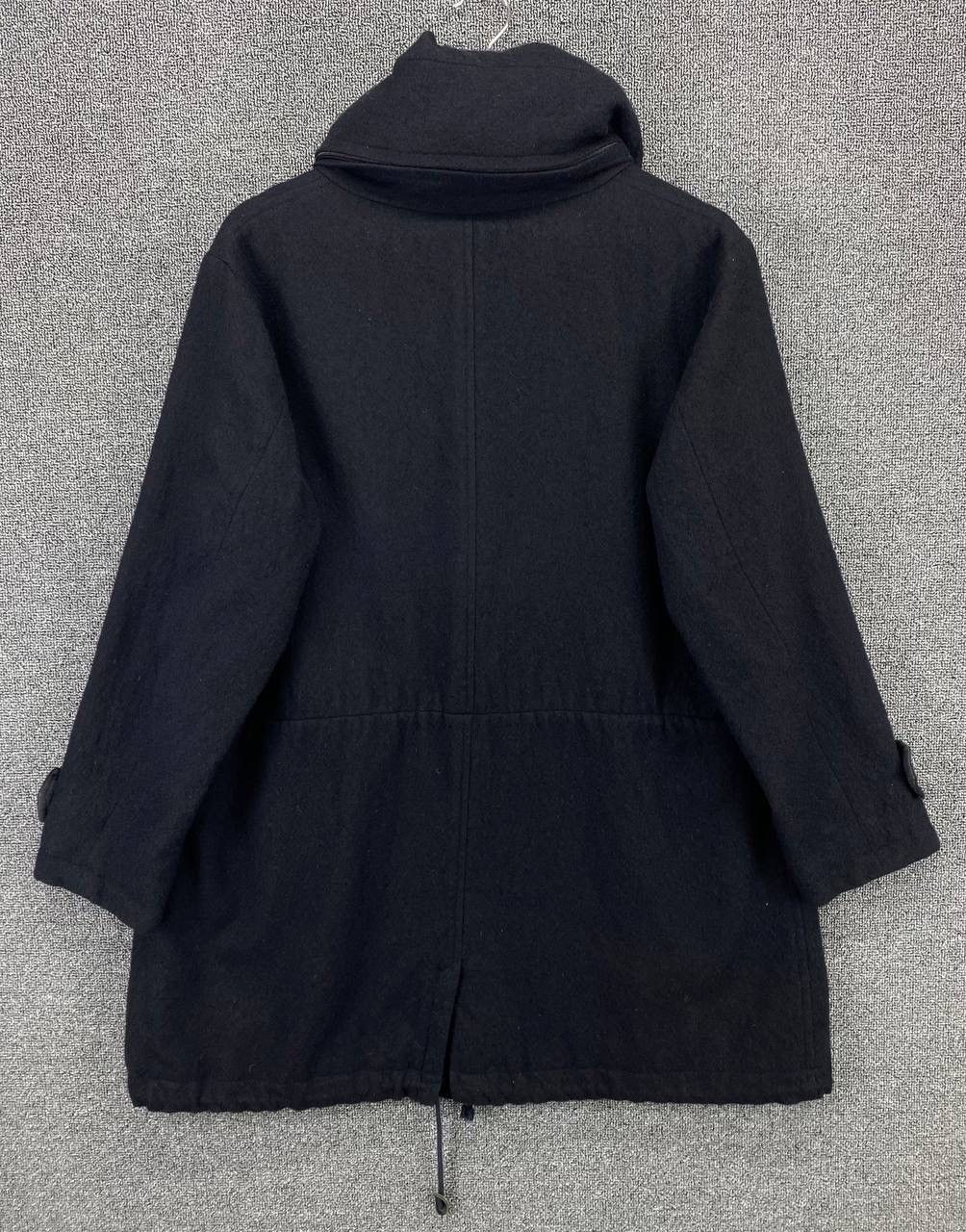 Issey Miyake Vintage Issey Miyake Plantation Black Wool Hodded Jacket Size M / US 6-8 / IT 42-44 - 9 Thumbnail