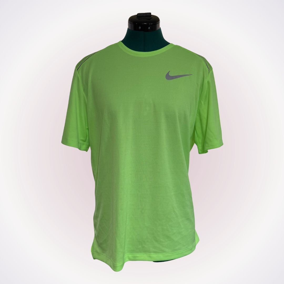 Nike Nike Running Neon Green Dri-Fit Performance Tee | Sz M Size US M / EU 48-50 / 2 - 1 Thumbnail