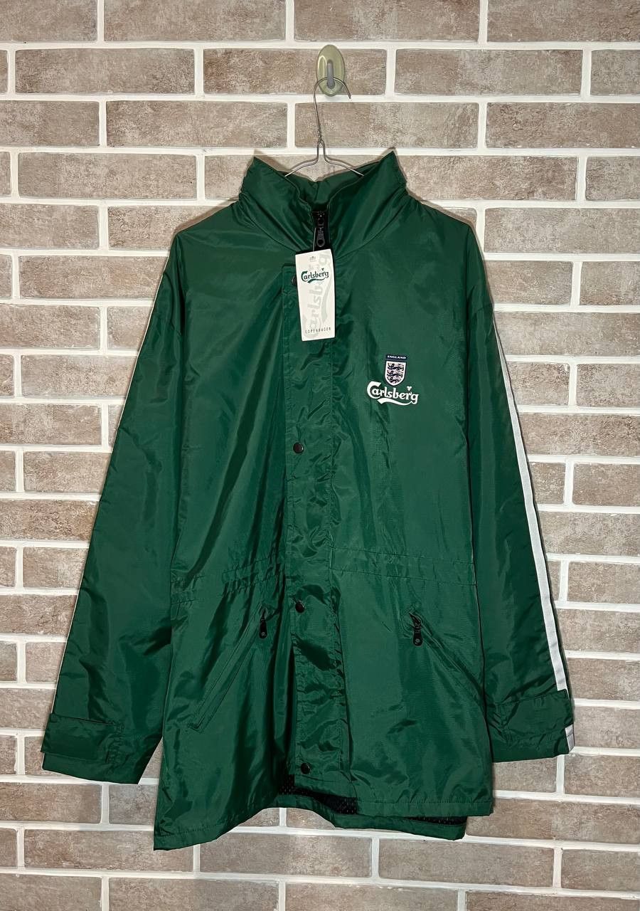Other NWT 90s England Football Carlsberg Rain Training Jacket Size US XL / EU 56 / 4 - 2 Thumbnail