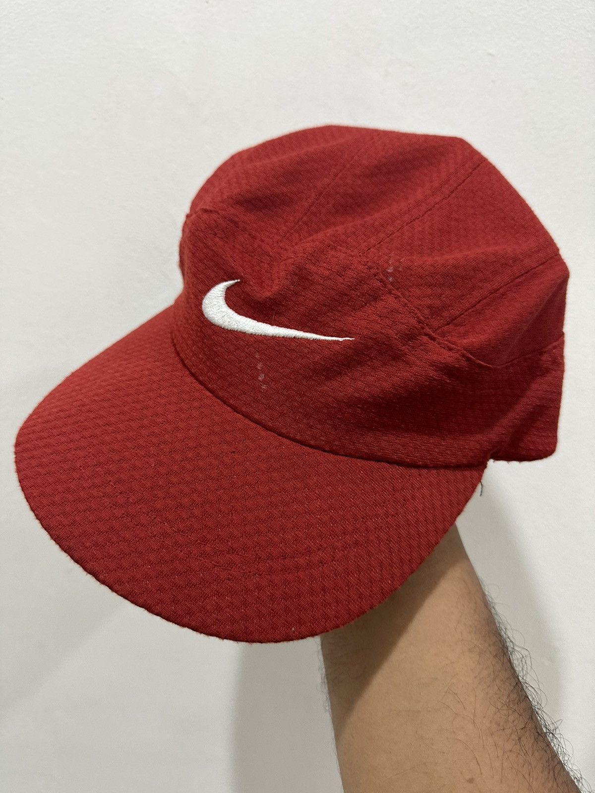 image of 90’S Nike Trail 5 Panel Hat in Red, Men's