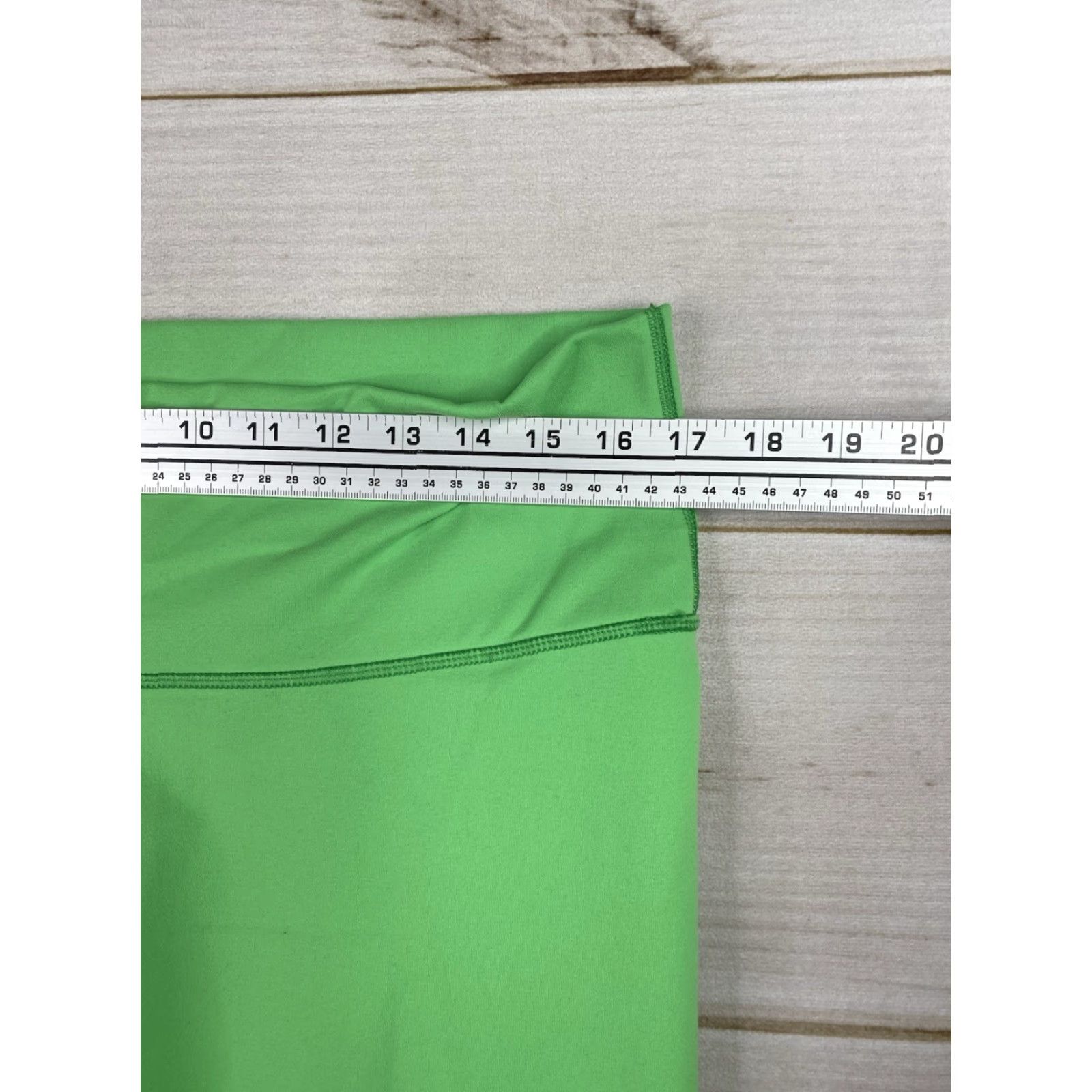 Fabletics Fabletics Leggings PowerHold Women 1X XXL Green Hi Waisted Crop Pocket Athletic Size 40" / US 18 - 2 Thumbnail