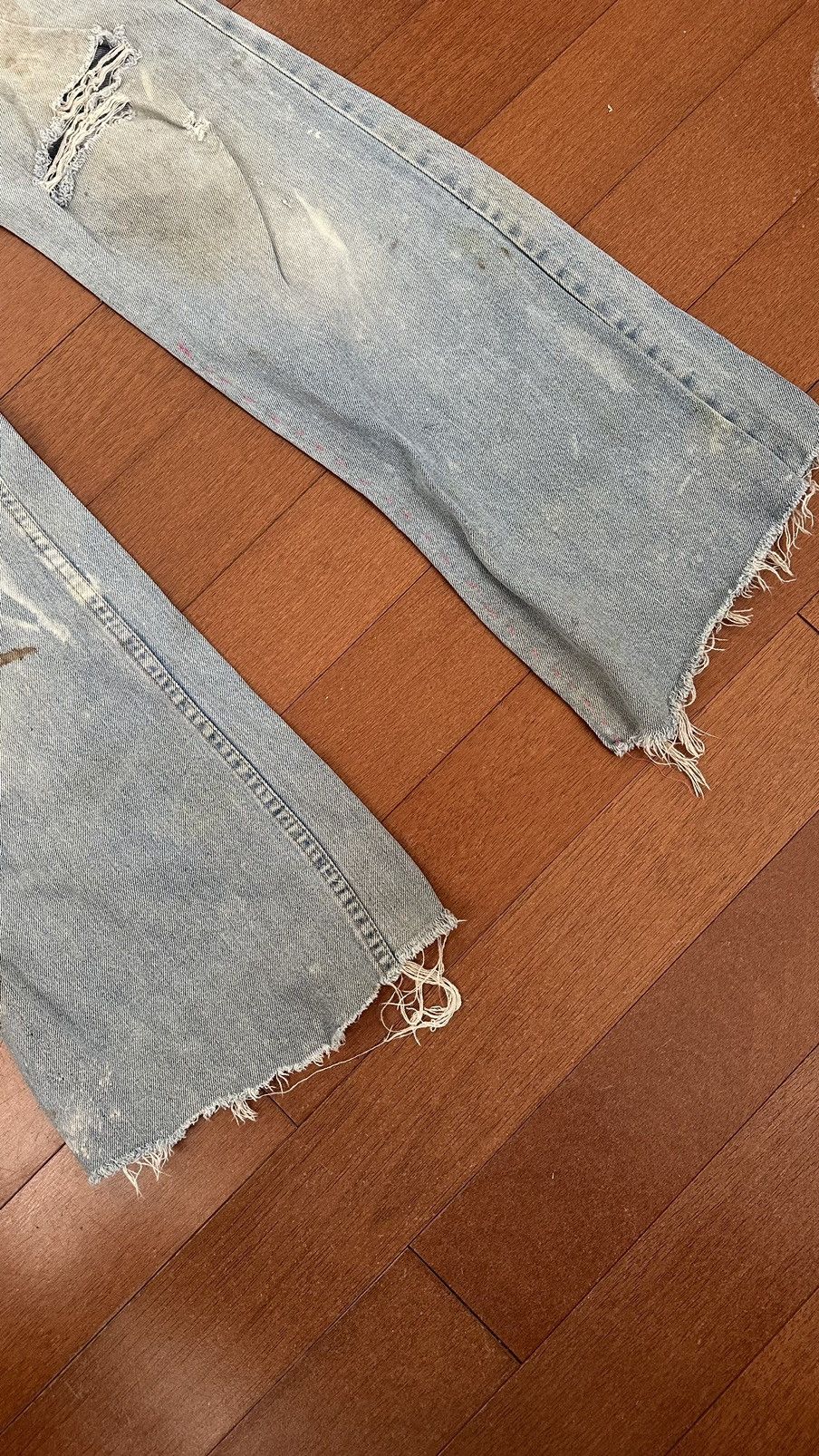 Vintage Vintage flare distressed jeans Size US 29 - 5 Thumbnail