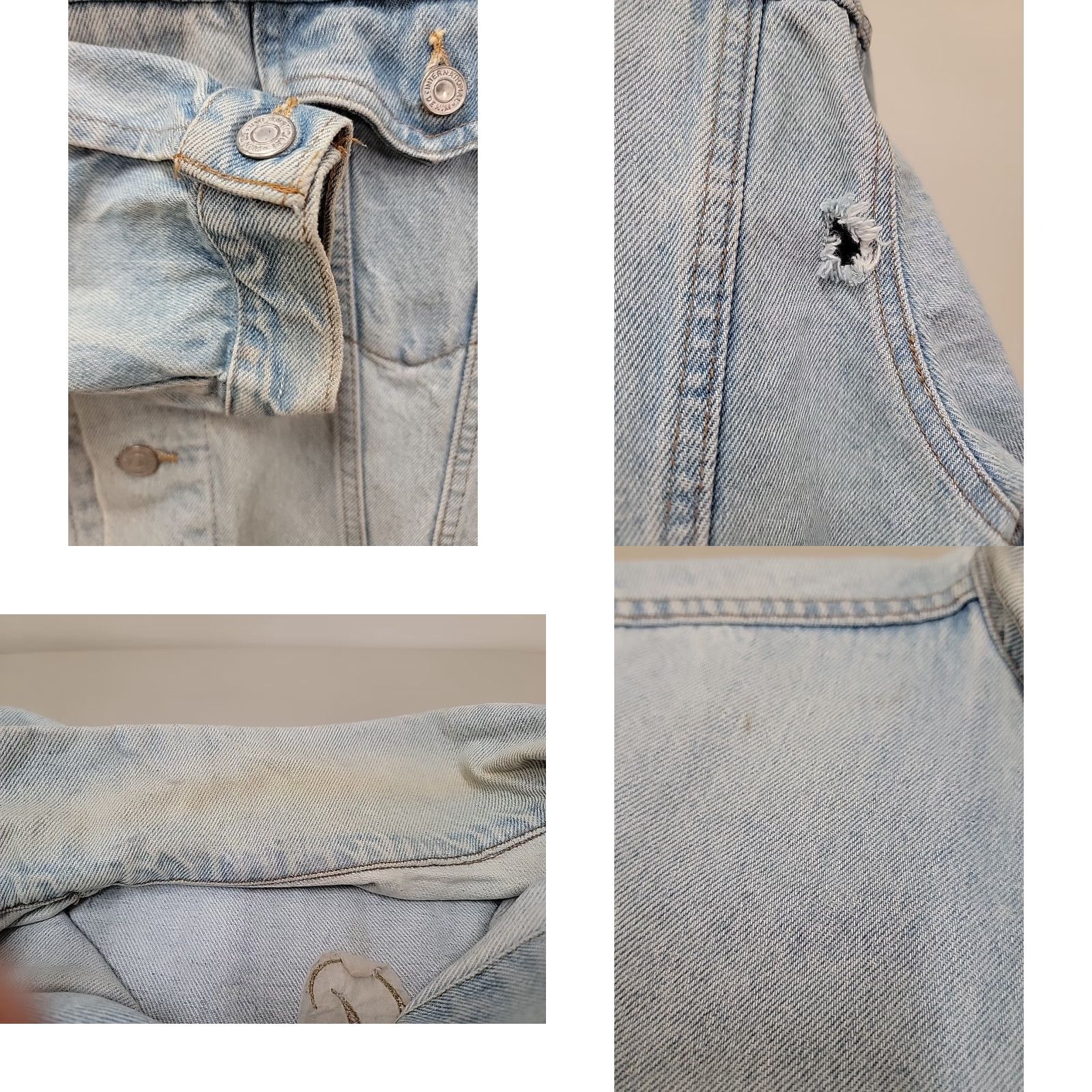 Denime VINTAGE International Denim Trucker Jacket Embroidered Size L Denim Jacket Mens Black Size US L / EU 52-54 / 3 - 8 Thumbnail