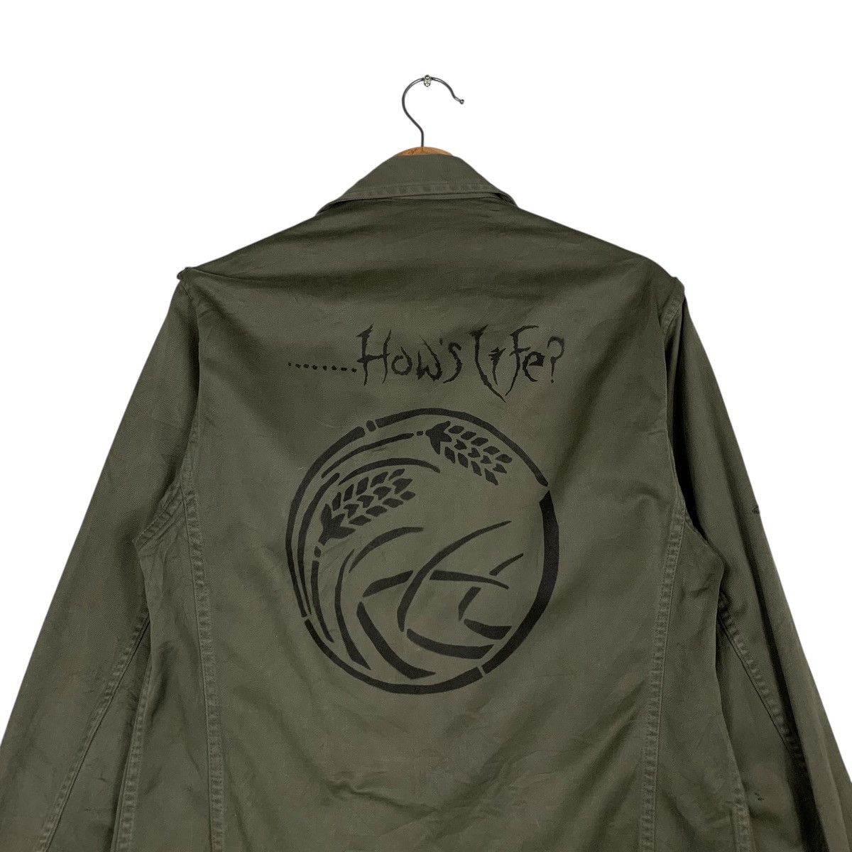 Vintage SAPIVOX UXEGNEY 1984 How’s Life Logo Army Jacket #1511-C68 Size US M / EU 48-50 / 2 - 2 Thumbnail