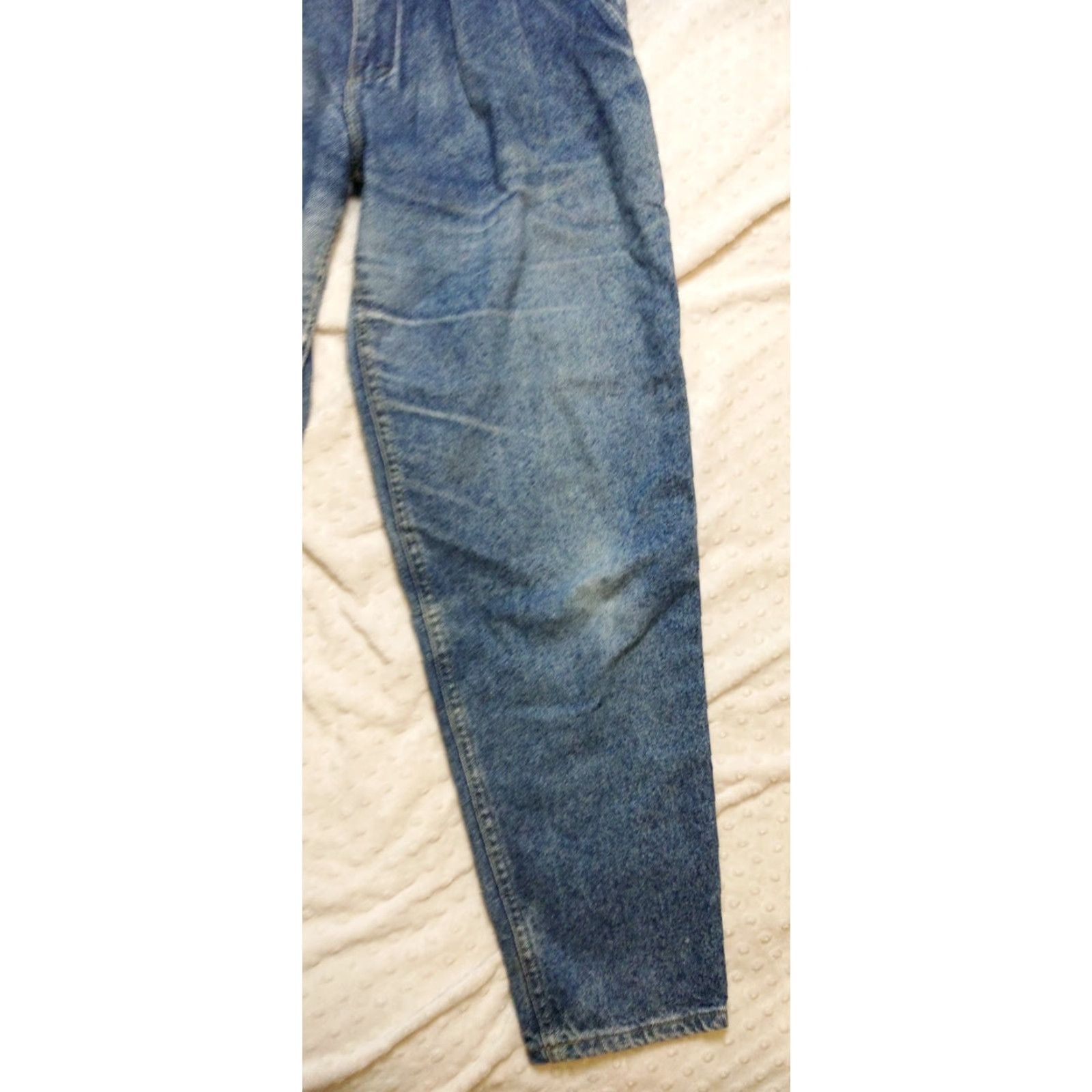 Lee VINTAGE Lee Jeans Stone Washed 18 Medium Womens 28x31 Denim Grunge Made in USA 1980s Size 40" / US 18 - 2 Thumbnail