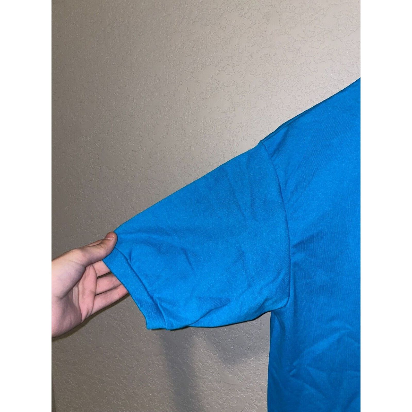 Jerzees Vintage Blue Blank Polo Shirt American Active Wear VTG M 90s Size US M / EU 48-50 / 2 - 4 Thumbnail