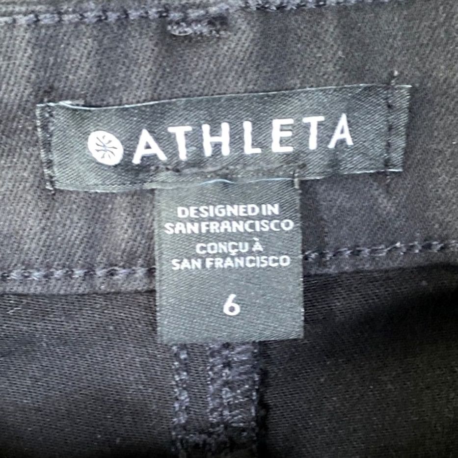 Athleta Athleta Womens Jeans Black Ultra Skinny High Rise Cotton Blend Stretch 6 Slim Denim Pants Size 28" / US 6 / IT 42 - 4 Thumbnail