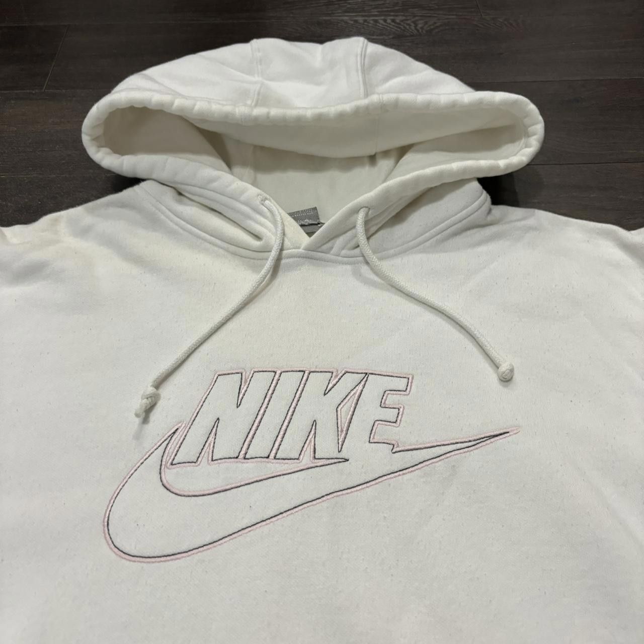 Nike Vintage Nike Hoodie 00s L/XL Pink Border Logo Size US L / EU 52-54 / 3 - 1 Thumbnail