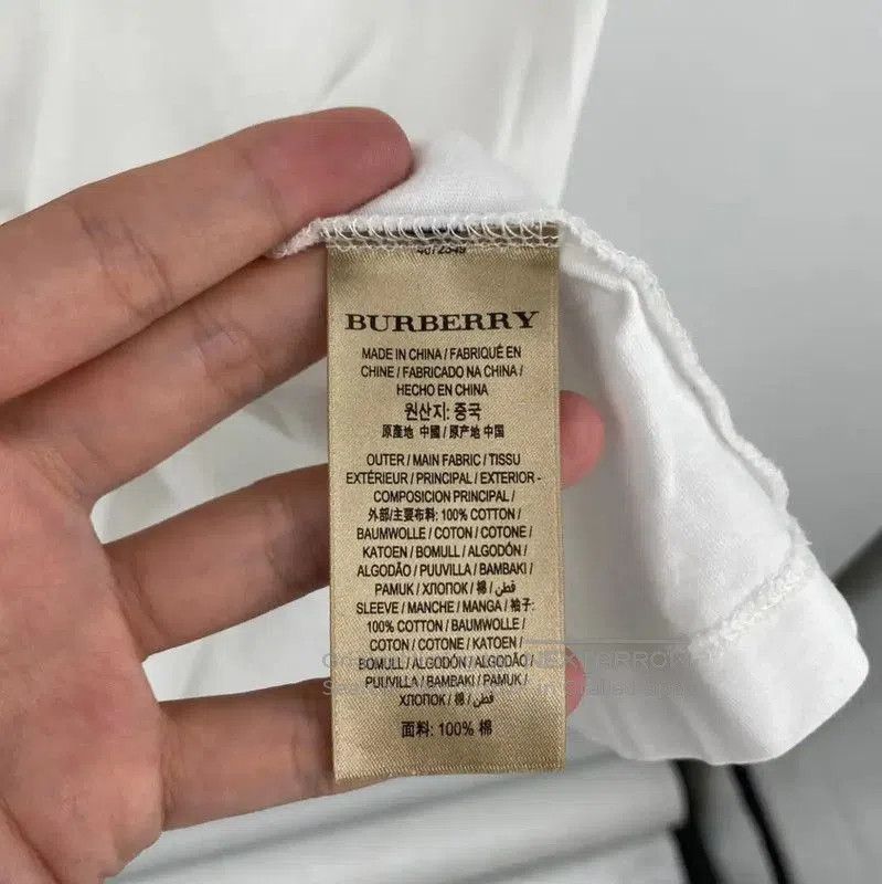 Burberry Burberry Men's Summer White Cotton T. Size US S / EU 44-46 / 1 - 4 Thumbnail