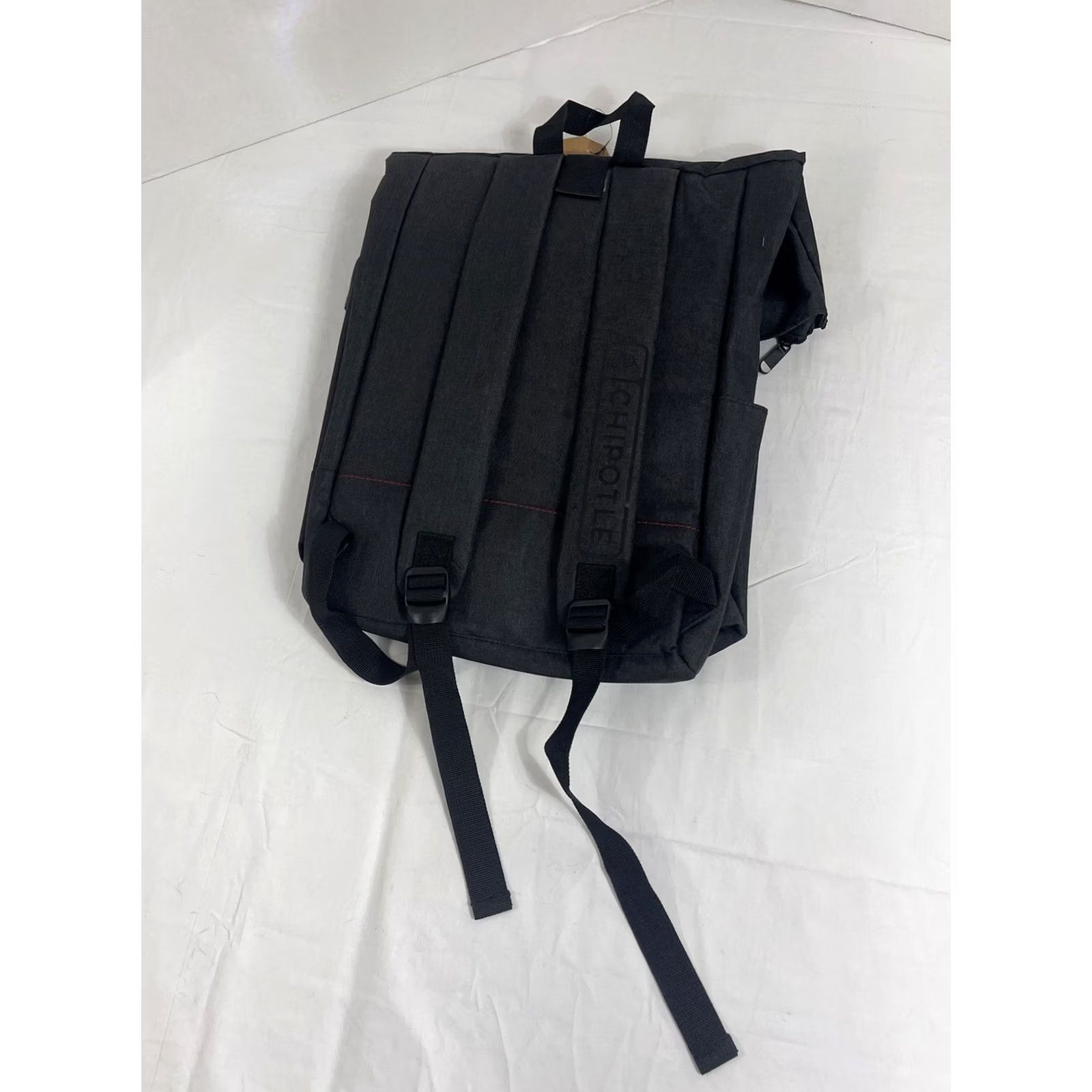 Vintage Chipotle Backpack Black Canvas Roll Top Limited Edition 2023 Backpack Unisex Adults Large Black Chipotle 2023 Limited Edition Mens Womens Size US L / EU 52-54 / 3 - 7 Thumbnail
