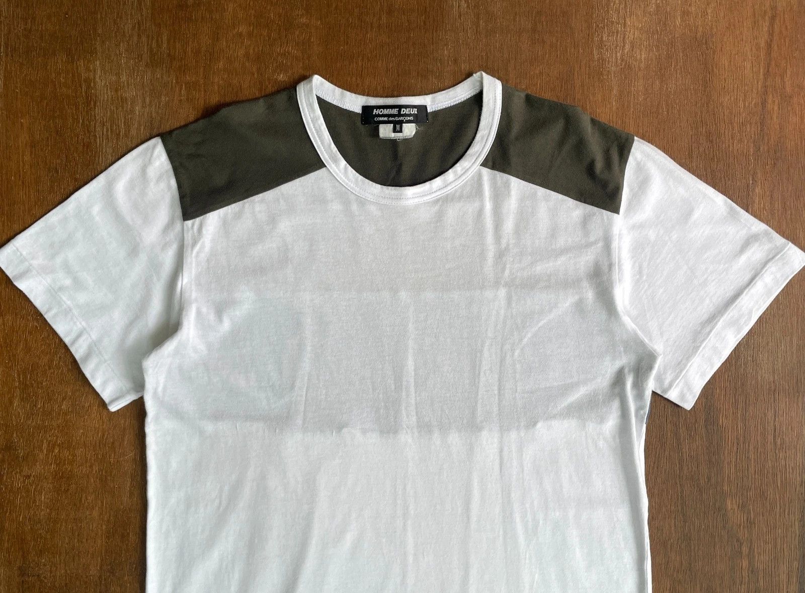 Comme des Garcons Homme Deux COMME des GARCONS HOMME DEUX 4 Fabric Tee Size US M / EU 48-50 / 2 - 2 Thumbnail