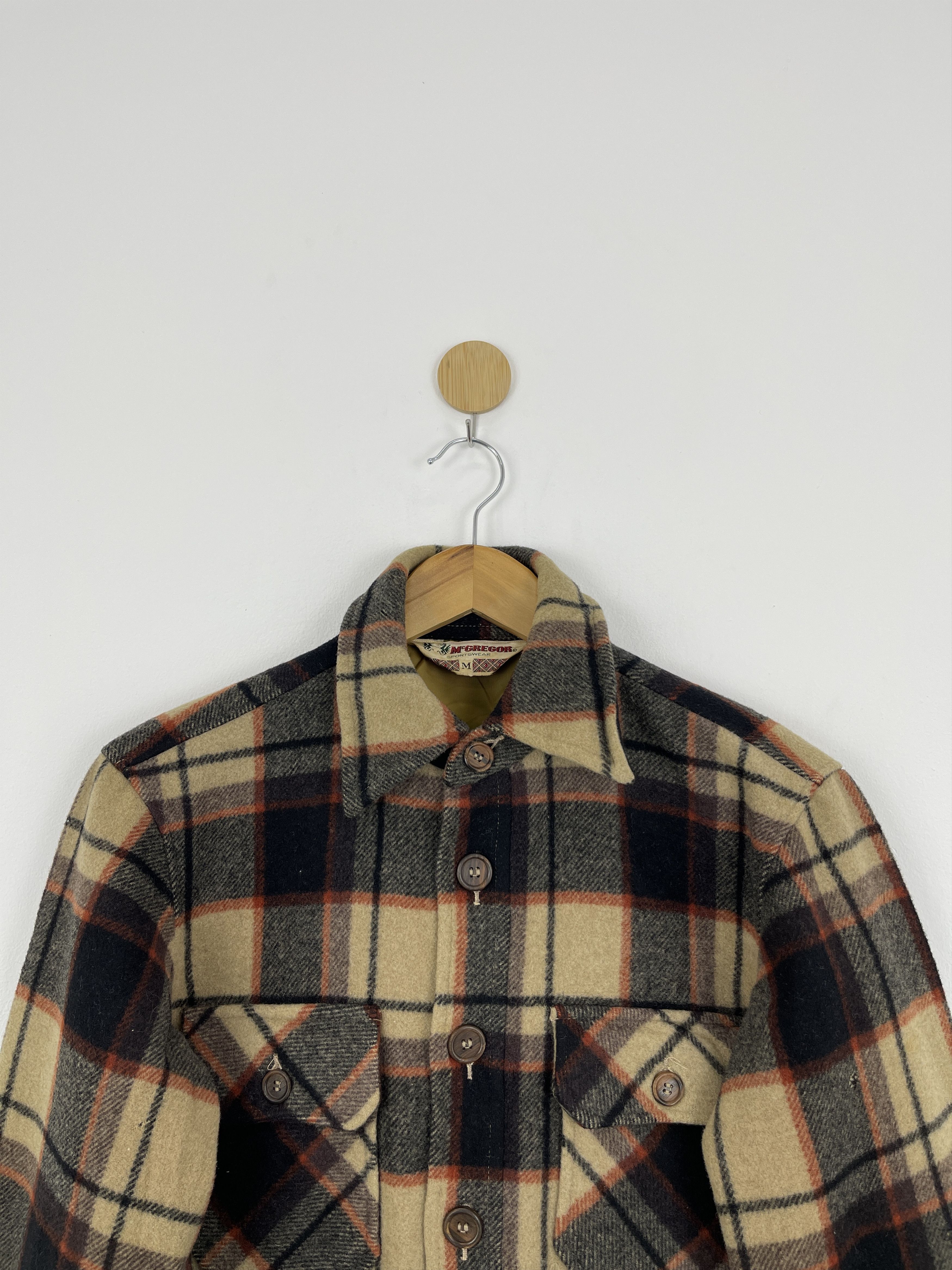 McGregor Vintage Mcgregor Wool Mohair Plaid Flannel Jacket JA0019 Size US M / EU 48-50 / 2 - 3 Thumbnail