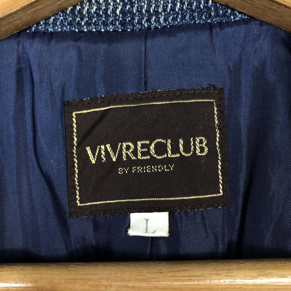 Indigo 📌Vintage Denim Indigo Chore Jacket Vivreclub Issey Miyake Size US L / EU 52-54 / 3 - 18 Thumbnail