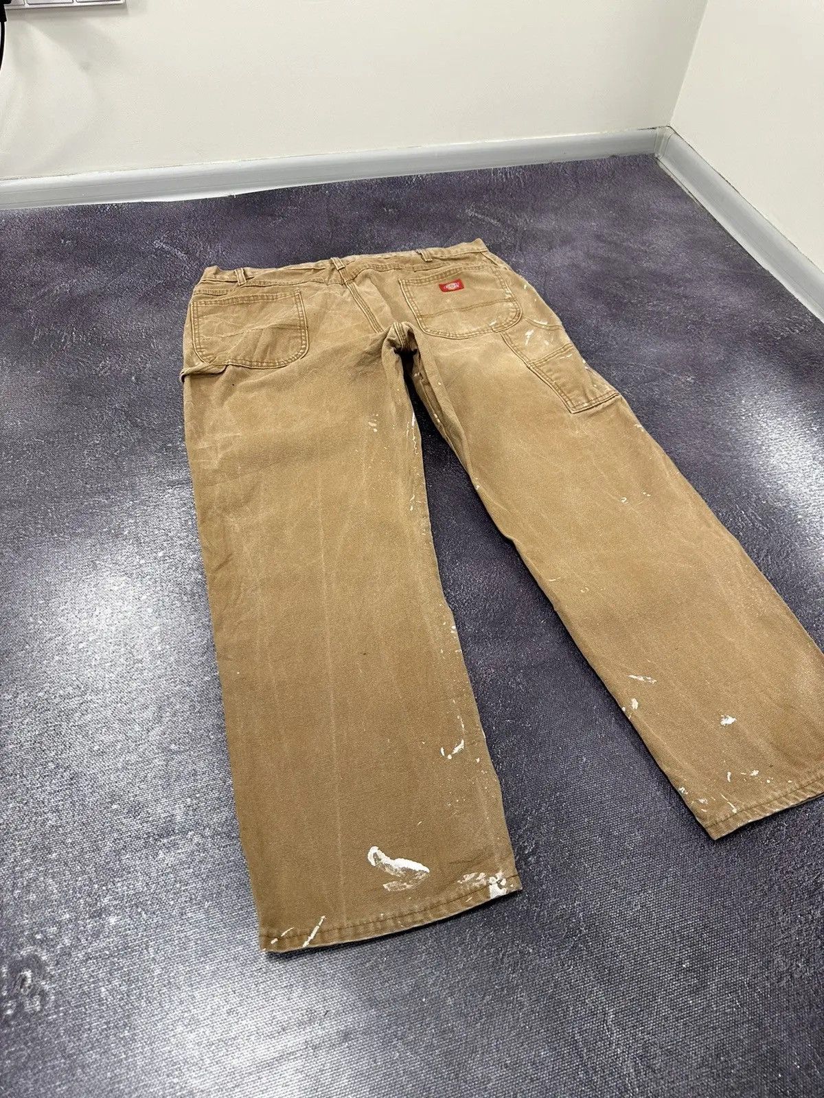 Dickies × Vintage Vintage Dickies Painted USA Denim Work Y2K Hype Baggy Pants Size US 42 / EU 58 - 3 Thumbnail