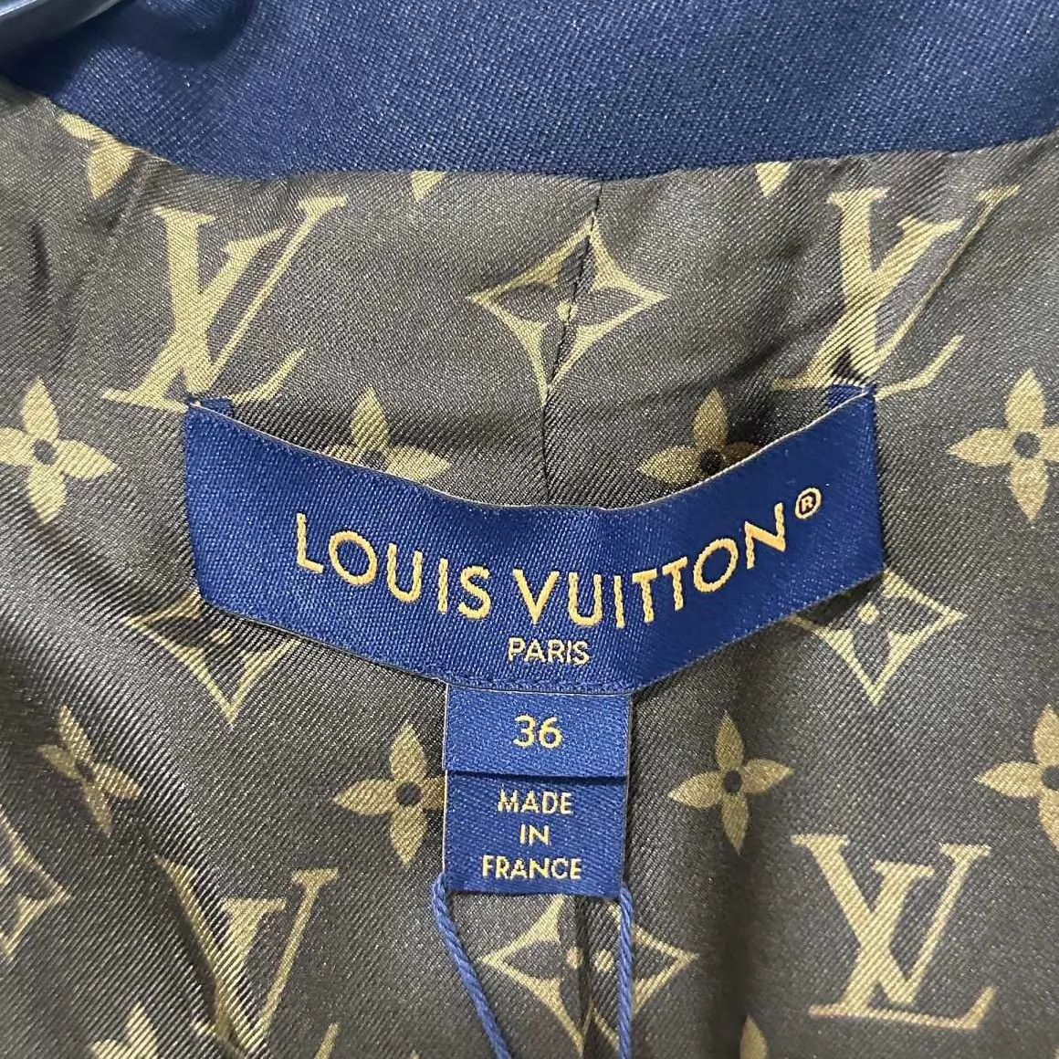 Louis Vuitton LV silk all over print academic embroidered blazer Size XS / US 0-2 / IT 36-38 - 7 Thumbnail